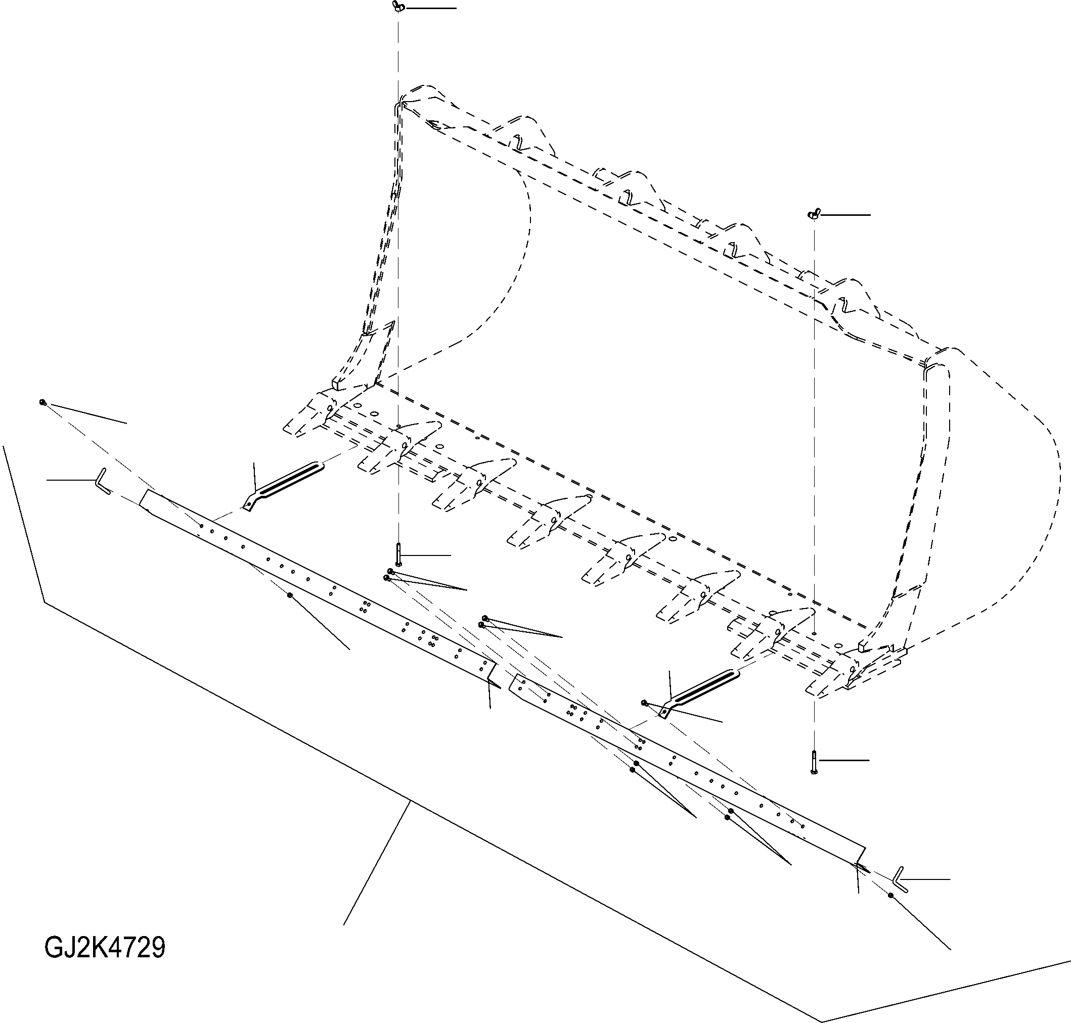 Схема запчастей Komatsu WA250-5 - ЗУБЬЯCOVER T РАБОЧЕЕ ОБОРУДОВАНИЕ