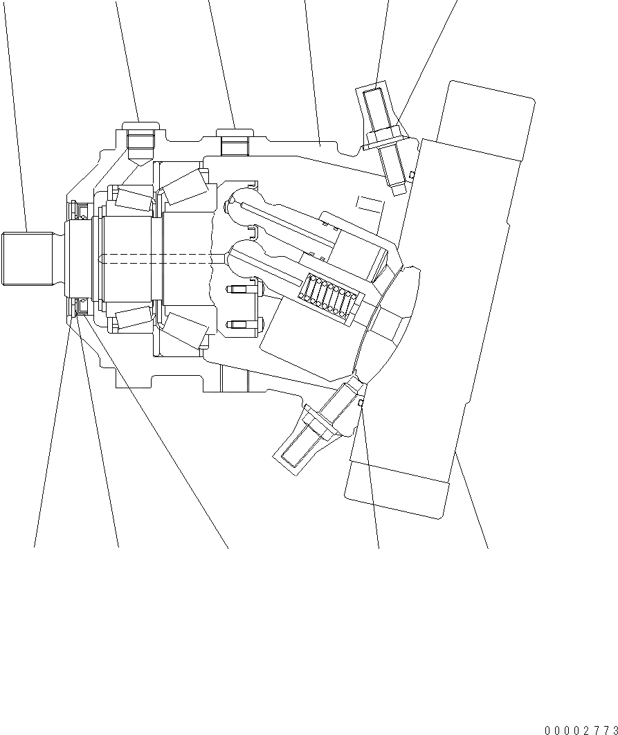 Схема запчастей Komatsu WA250-5 - МОТОР (/) Y ОСНОВН. КОМПОНЕНТЫ И РЕМКОМПЛЕКТЫ