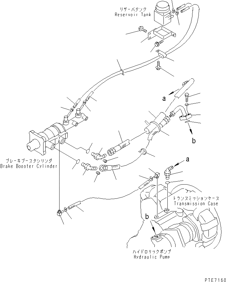 Схема запчастей Komatsu WA250L-3 - УПРАВЛ-Е ТОРМОЗОМ (РЕЗЕРВН. БАК ЛИНИЯ) OPERATIORS ОБСТАНОВКА И СИСТЕМА УПРАВЛЕНИЯ