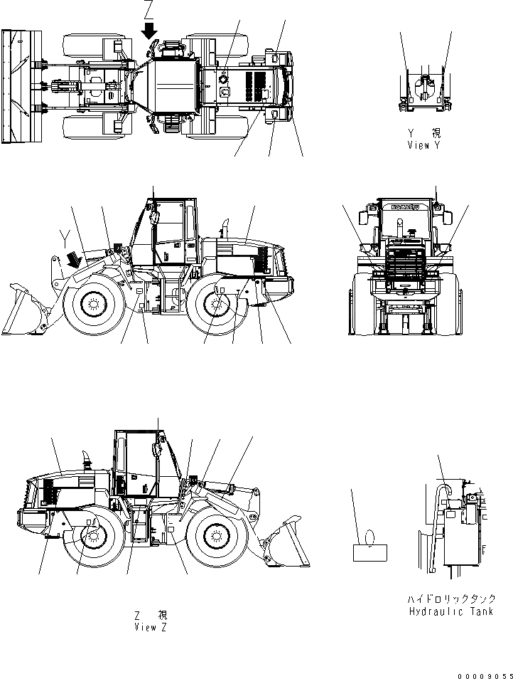 Схема запчастей Komatsu WA250L-5 - МАРКИРОВКА МАРКИРОВКА