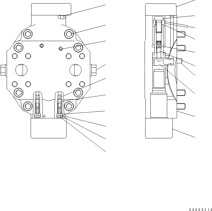 Схема запчастей Komatsu WA250PT-5 - МОТОР (/)(№7-78) ОСНОВН. КОМПОНЕНТЫ И РЕМКОМПЛЕКТЫ