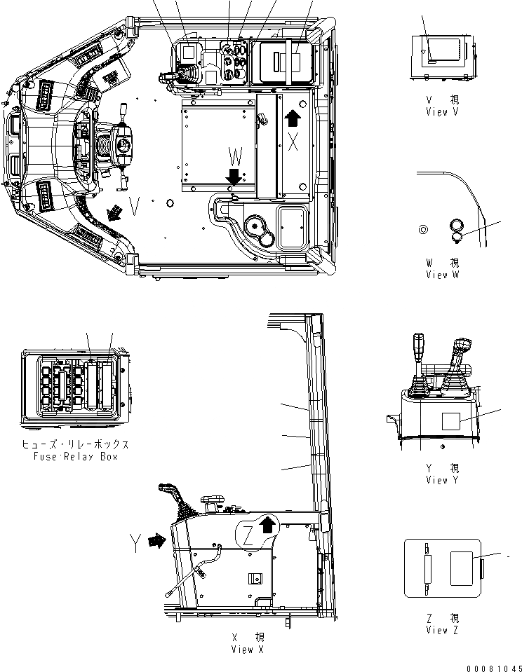 Схема запчастей Komatsu WA250PZ-6 - МАРКИРОВКА (ПОЛ ТАБЛИЧКИ) (АНГЛ.)(№7-) МАРКИРОВКА