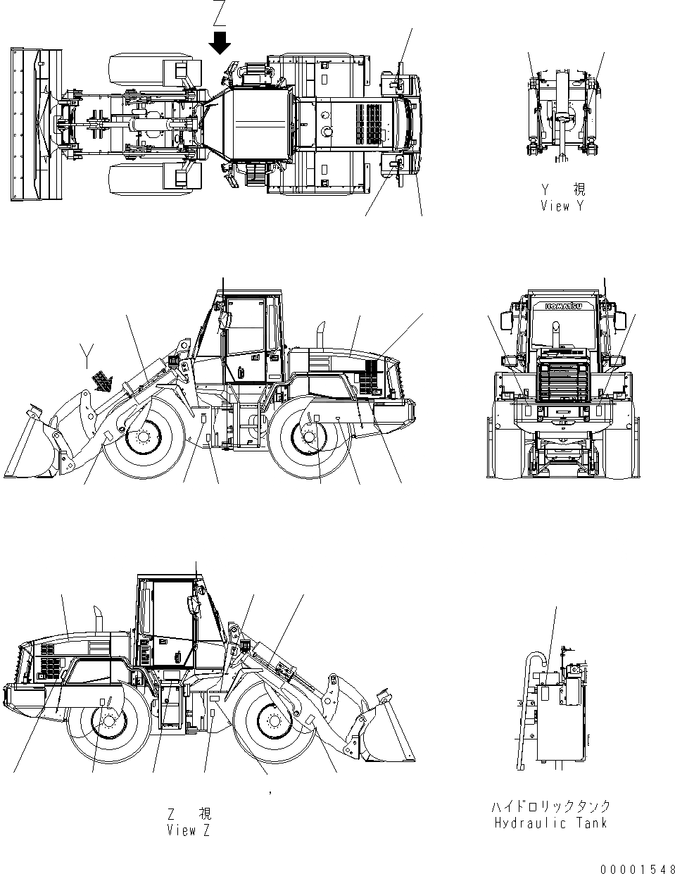 Схема запчастей Komatsu WA250PT-5 - МАРКИРОВКА U МАРКИРОВКА