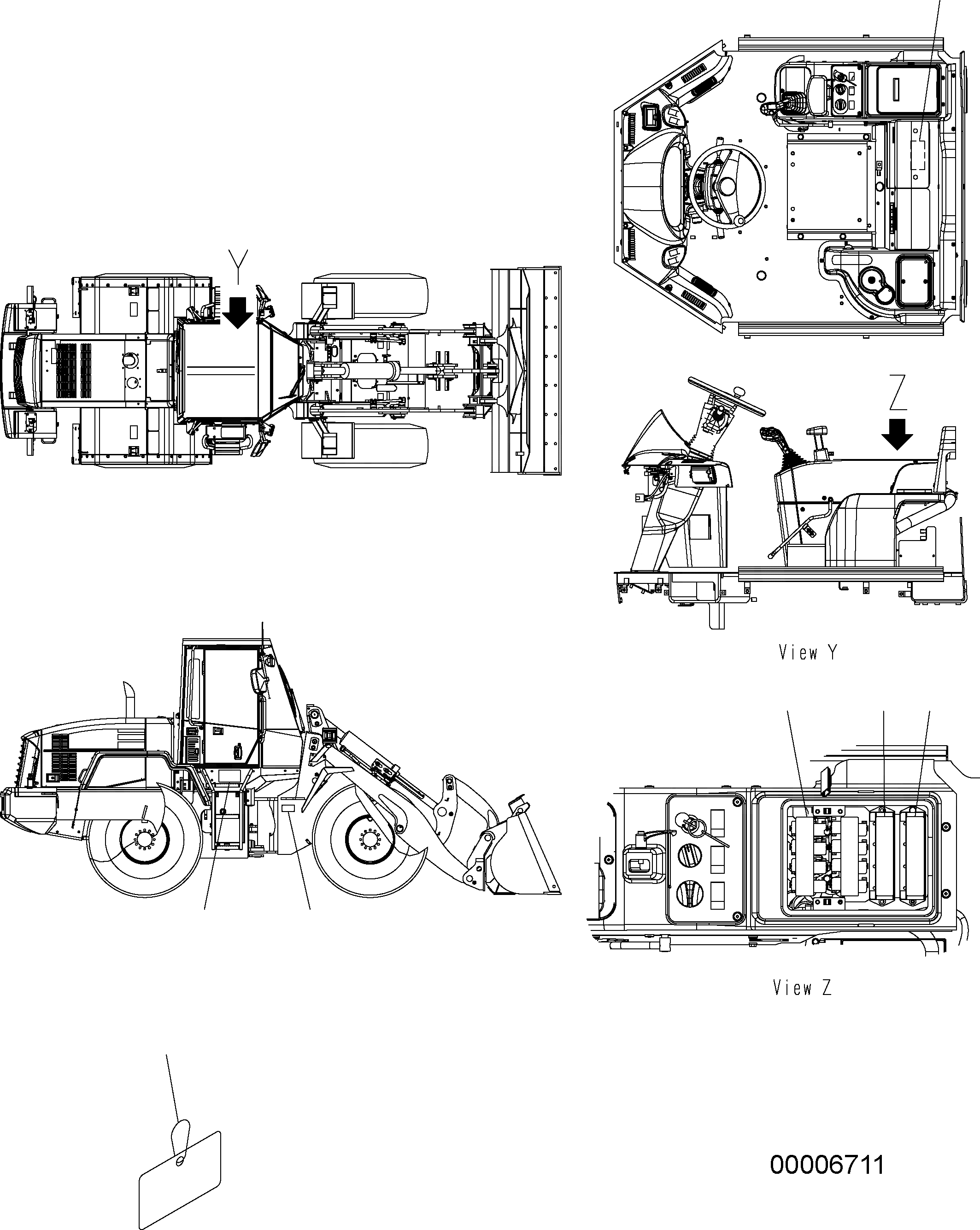 Схема запчастей Komatsu WA250PT-5 - МАРКИРОВКА (/) (ИСПАНИЯ) U МАРКИРОВКА