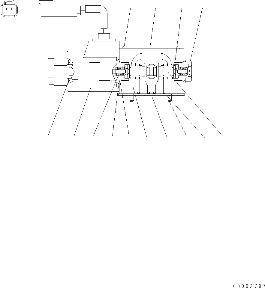 Схема запчастей Komatsu WA250PT-5 - СОЛЕНОИДНЫЙ КЛАПАН (/) Y ОСНОВН. КОМПОНЕНТЫ И РЕМКОМПЛЕКТЫ