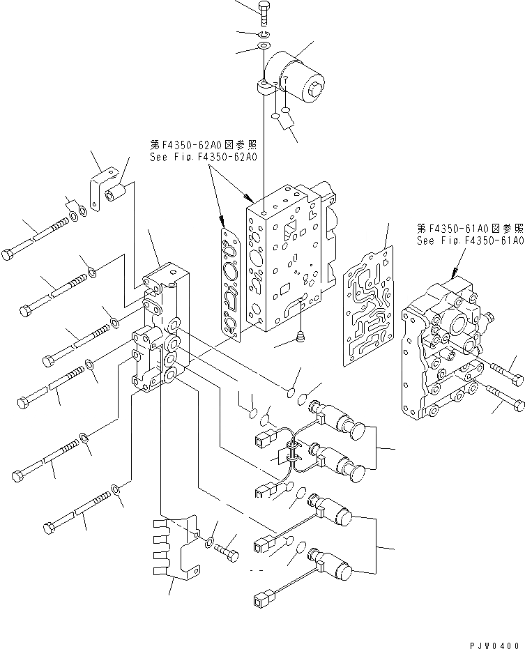 Схема запчастей Komatsu WA250PT-3 - КЛАПАН УПРАВЛЕНИЯ ТРАНСМИССИЕЙ (/) (СОЛЕНОИДНЫЙ КЛАПАН) СИЛОВАЯ ПЕРЕДАЧА