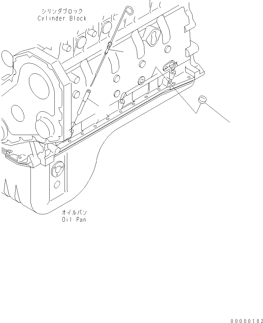 Схема запчастей Komatsu WA250PZ-5 - МАСЛ. ЩУП AA ДВИГАТЕЛЬ