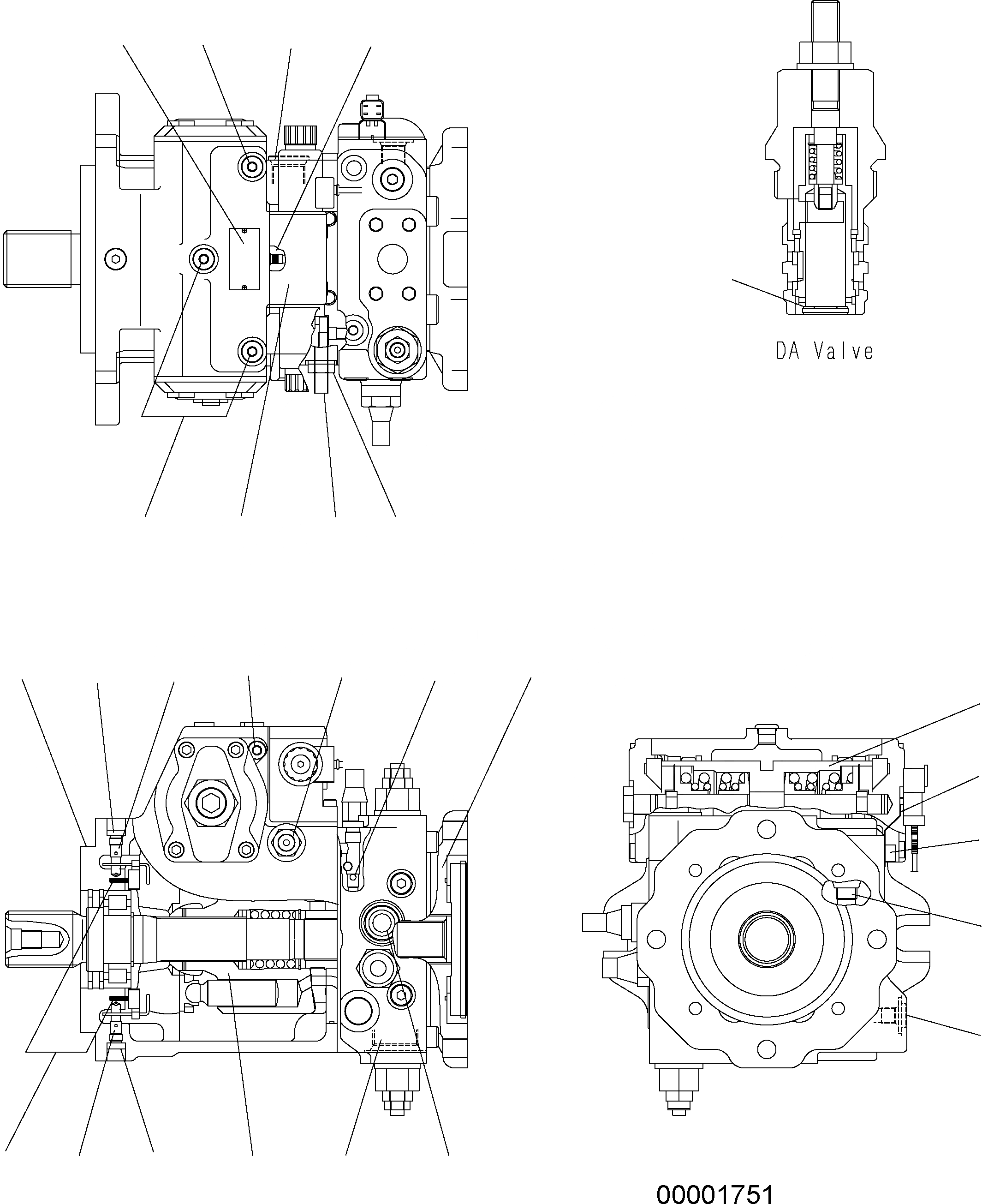 Схема запчастей Komatsu WA250PZ-5 - НАСОС (/) Y ОСНОВН. КОМПОНЕНТЫ И РЕМКОМПЛЕКТЫ