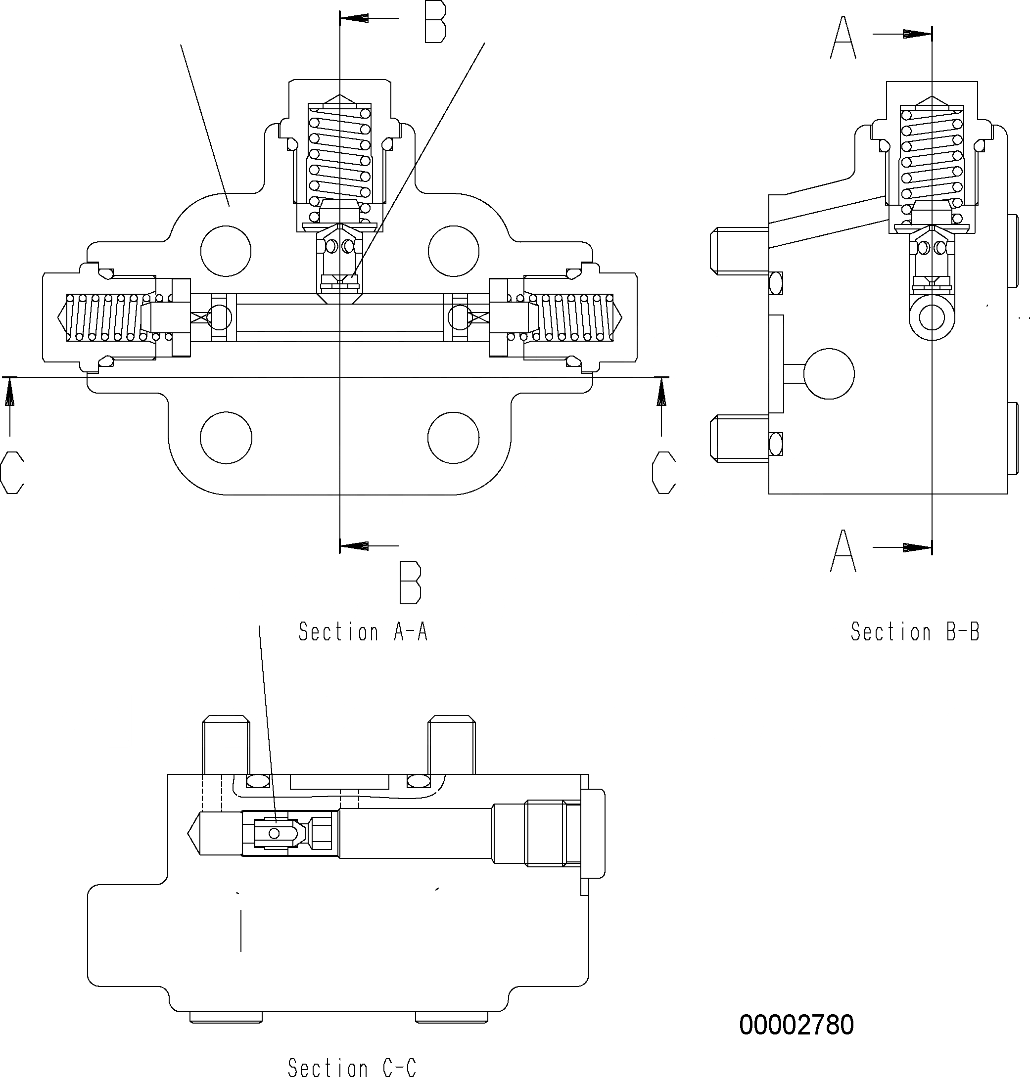 Схема запчастей Komatsu WA250PZ-5 - МОТОР (/7) (С ORIFICE) (TO SN: H) Y ОСНОВН. КОМПОНЕНТЫ И РЕМКОМПЛЕКТЫ