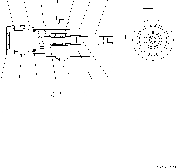 Схема запчастей Komatsu WA250PZ-6 - HYDROSTATIC ТРАНСМИССИЯ (HST) (ВНУТР. ЧАСТИ) (НАСОС) (/) Y ОСНОВН. КОМПОНЕНТЫ И РЕМКОМПЛЕКТЫ