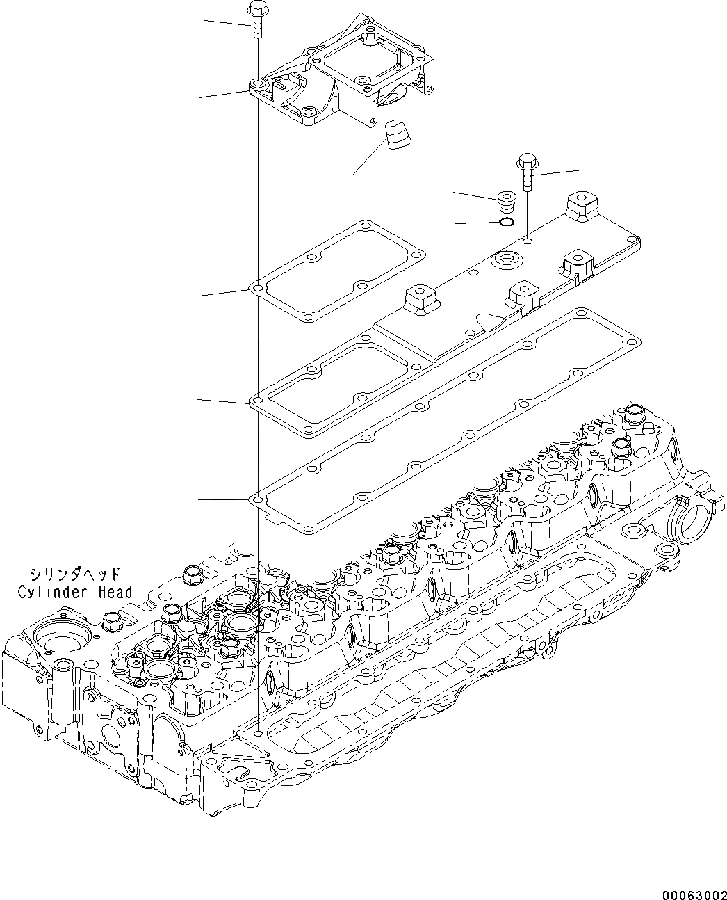 Схема запчастей Komatsu WA250PZ-6 - ТРУБОПРОВОД ВПУСКА ВОЗДУХА AA ДВИГАТЕЛЬ