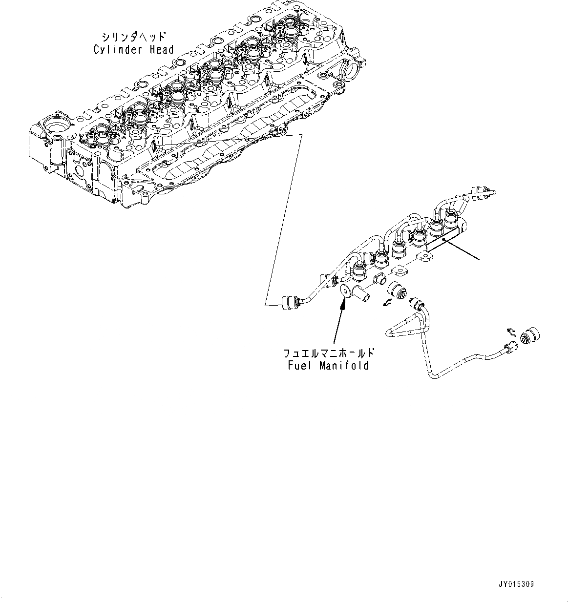 Схема запчастей Komatsu WA250PZ-6 - ПРЕДУПРЕЖДАЮЩ. МАРКИРОВКАS AA ДВИГАТЕЛЬ