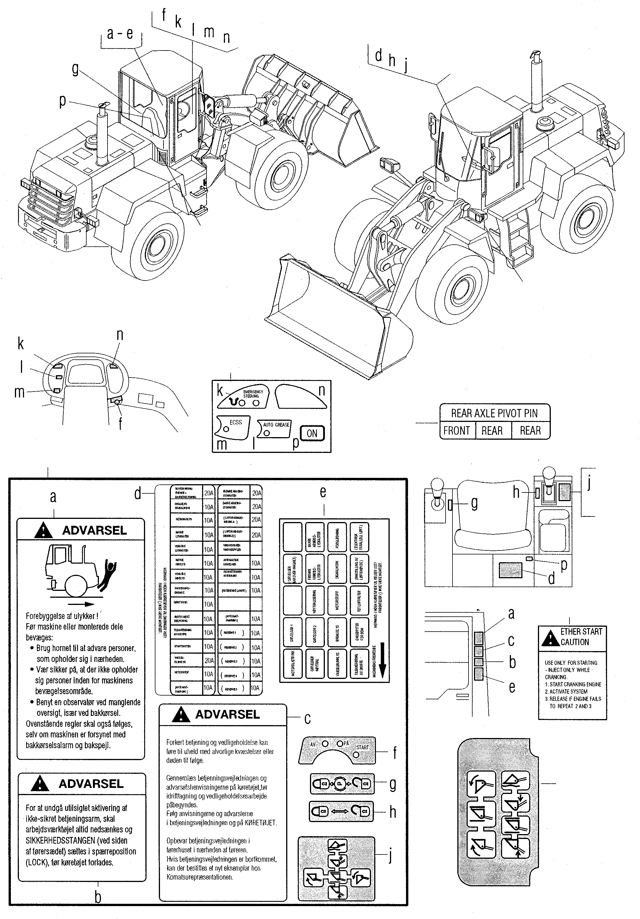 Схема запчастей Komatsu WA270-3 active - ТАБЛИЧКИS, DANISH ИНСТРУМЕНТ, АКСЕССУАРЫ, БУКВЕНН.