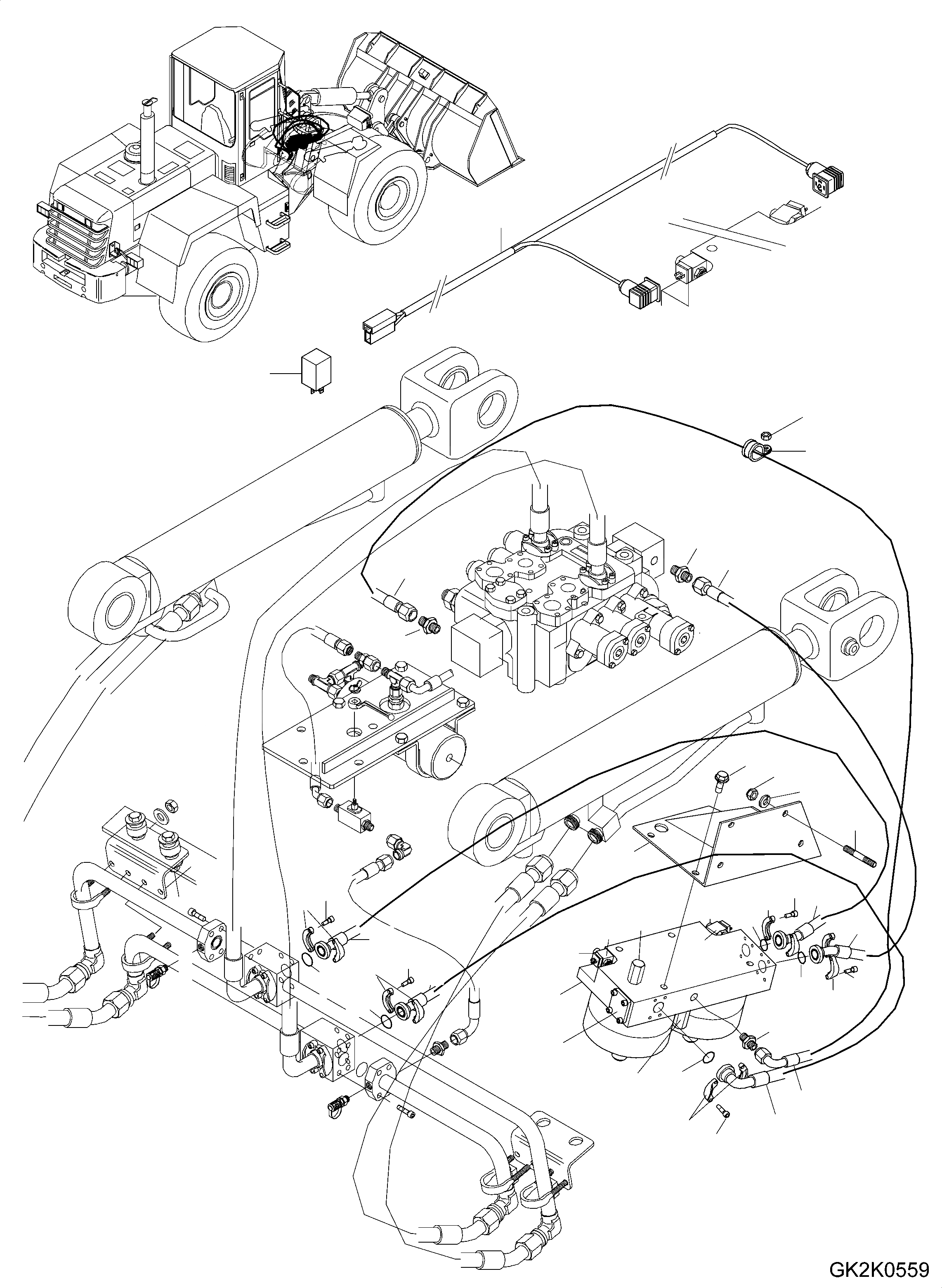 Схема запчастей Komatsu WA270-3 active - A.L.S. ОБОРУД-Е ОБОРУД-Е