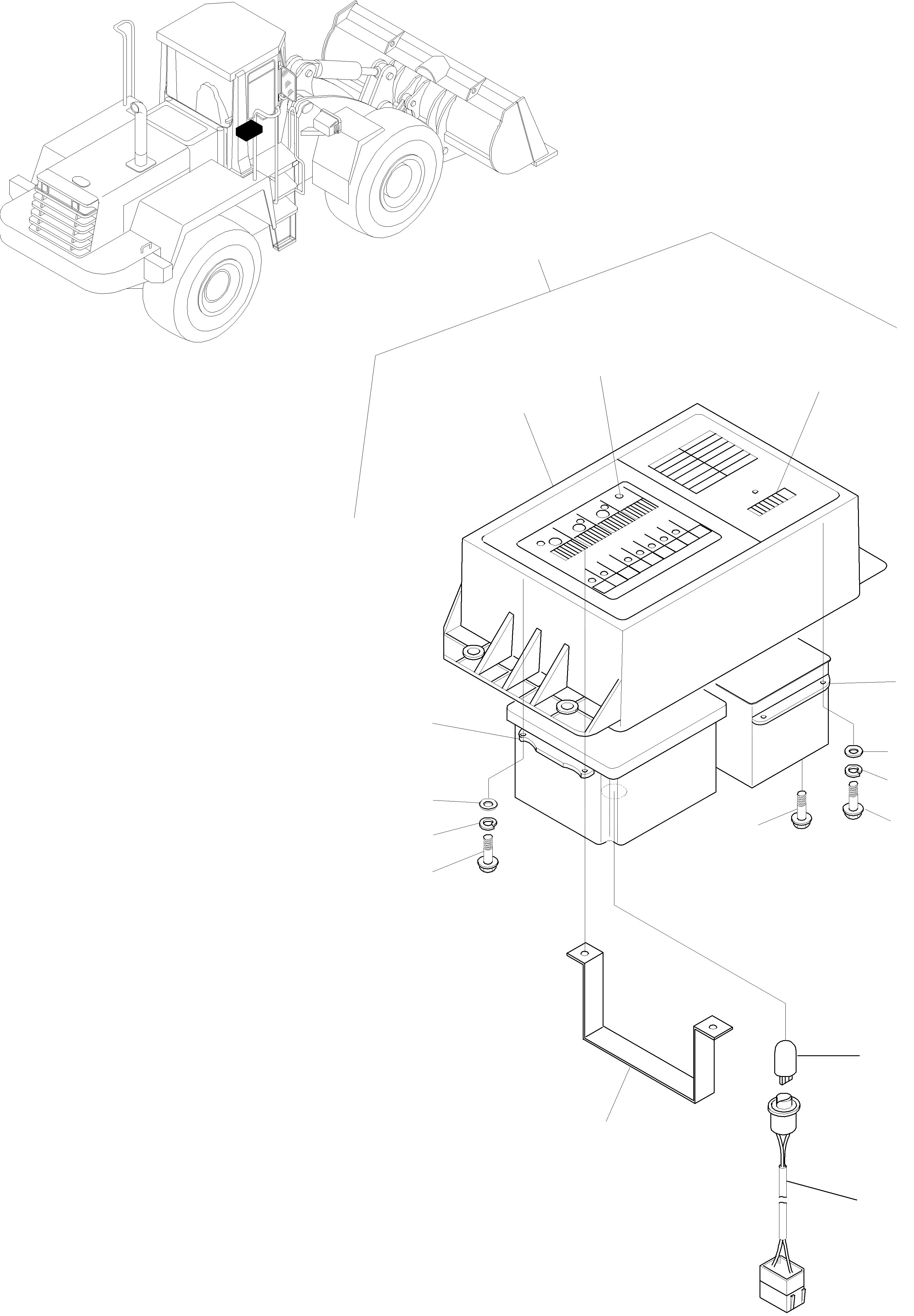 Схема запчастей Komatsu WA270-3 active - INSTRUMENT КОРПУС И ATTACHING ЧАСТИ INSTRUMENT КОРПУС И ATTACHING ЧАСТИ