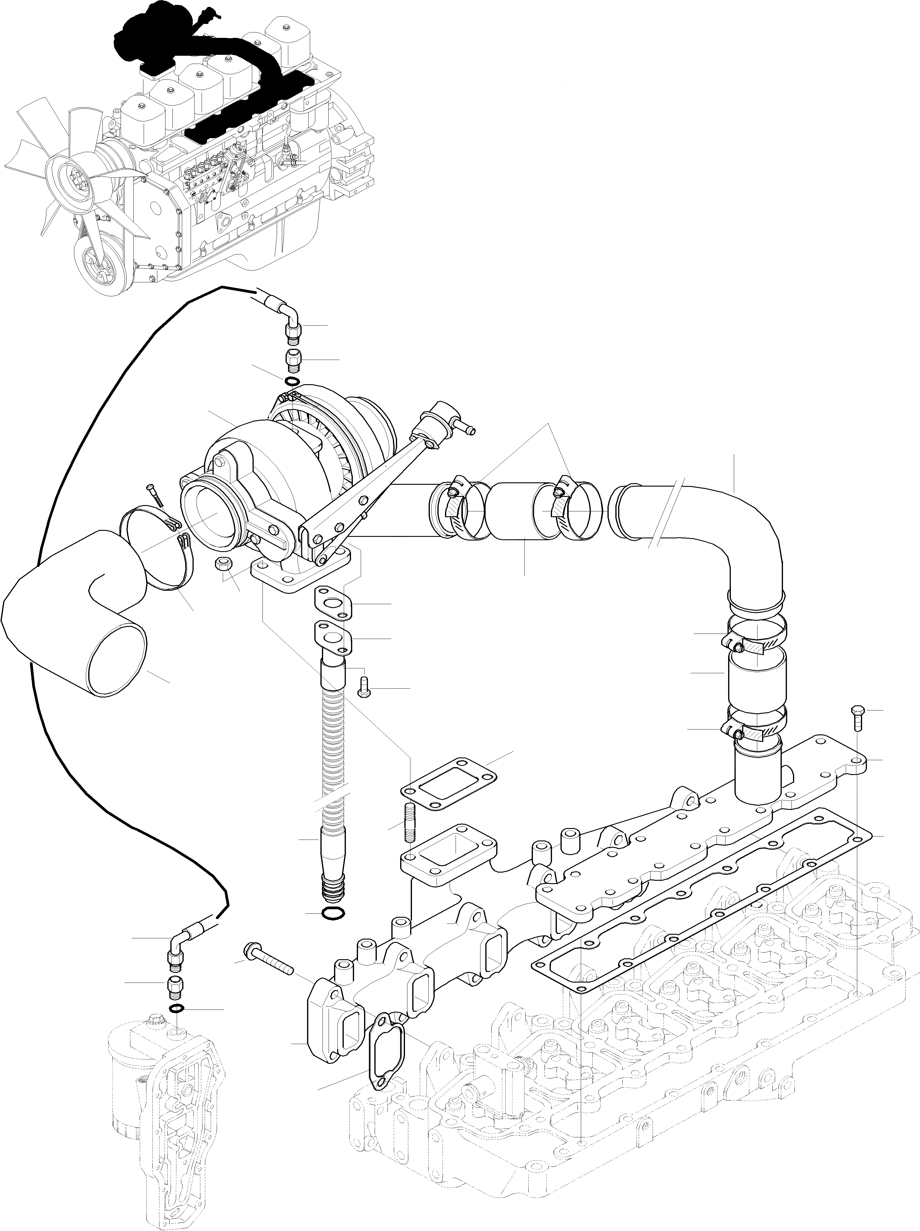 Схема запчастей Komatsu WA270-3 active - INTAKE КОЛЛЕКТОР, ТУРБОНАГНЕТАТЕЛЬ ДВИГАТЕЛЬ, КРЕПЛЕНИЕ ДВИГАТЕЛЯ