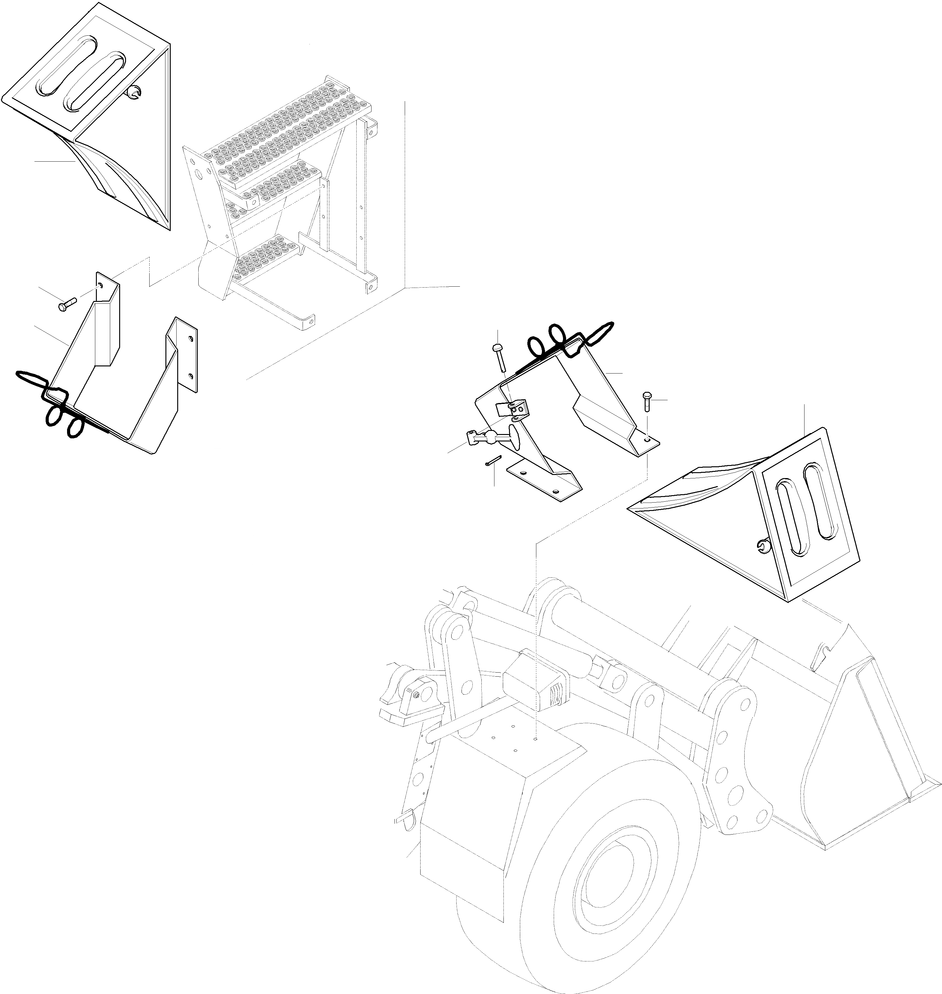 Схема запчастей Komatsu WA270PT-3 active - WКРОМКА И ATTACHEMENT ИНСТРУМЕНТ, АКСЕССУАРЫ, БУКВЕНН.