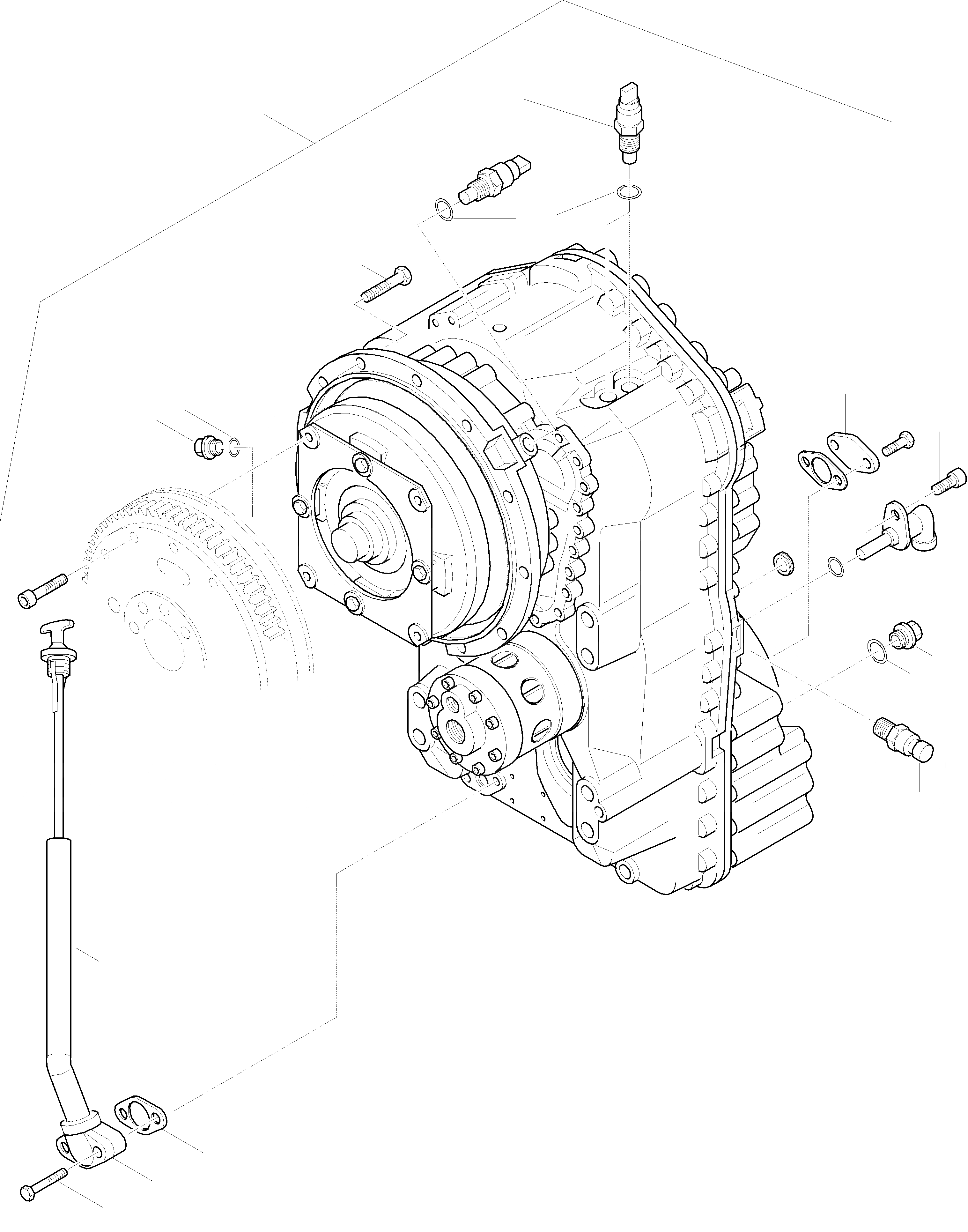 Схема запчастей Komatsu WA270PT-3 active - POWERSHIFT ТРАНСМИССИЯ ТРАНСМИССИЯ, КРЕСТОВИНА