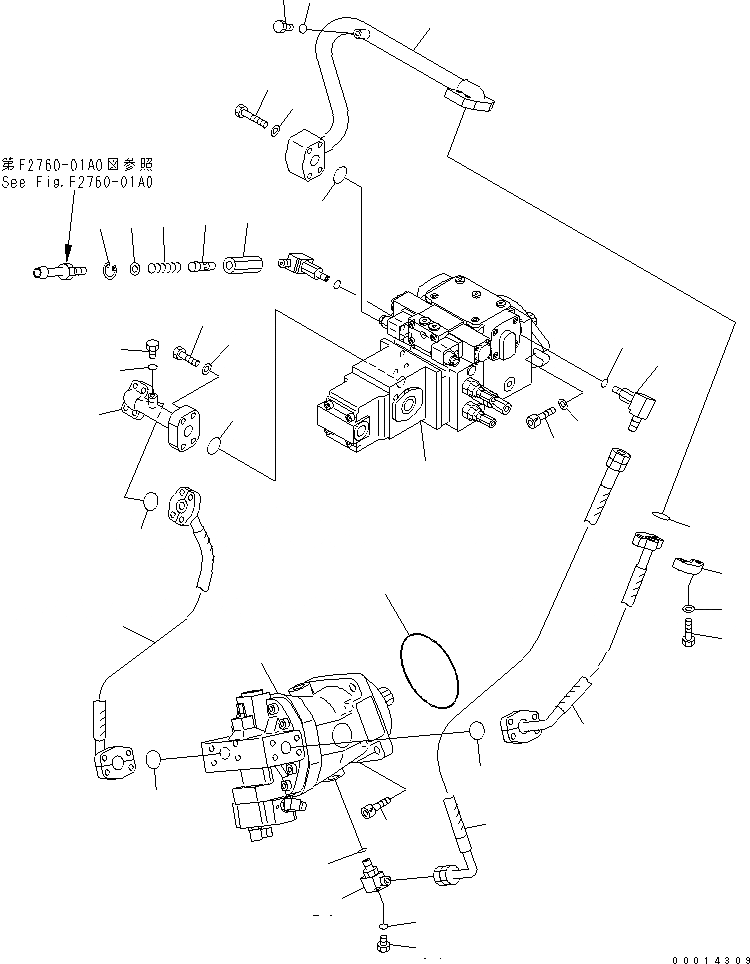 Схема запчастей Komatsu WA30-5-CB - ПЕРЕДАЧА (НАСОС И МОТОР ВОЗВРАТН. ЛИНИЯ) ГИДРОТРАНСФОРМАТОР И ТРАНСМИССИЯ