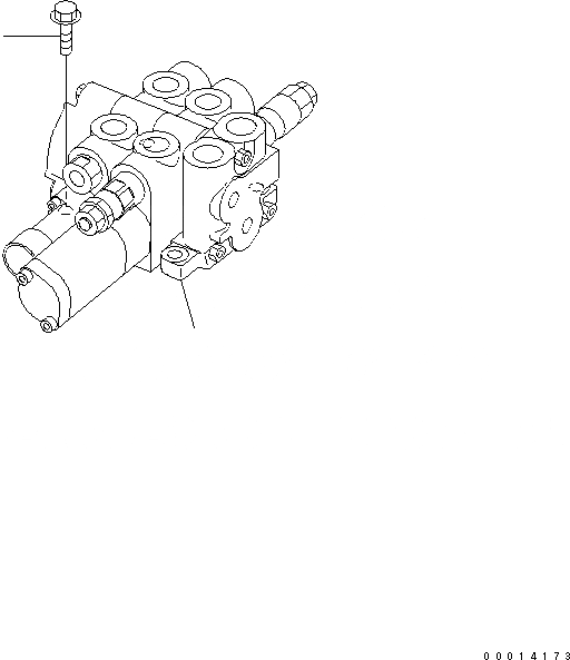 Схема запчастей Komatsu WA30-5-CB - 2-Х СЕКЦИОНН. УПРАВЛЯЮЩ. КЛАПАН ГИДРАВЛИКА