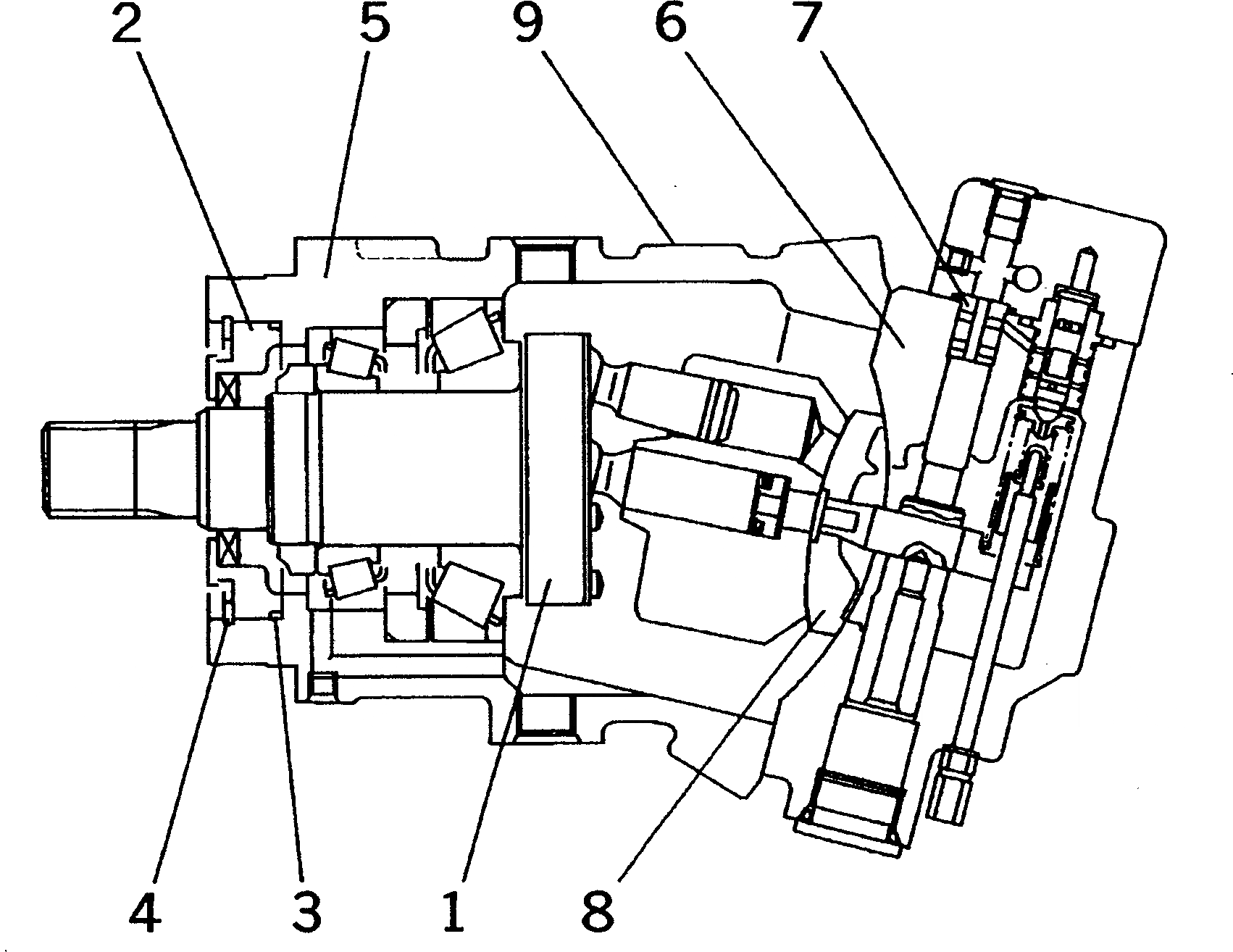 Схема запчастей Komatsu WA30-5 - МОТОР ХОДА (ВНУТР. ЧАСТИ)(№-778) ОСНОВН. КОМПОНЕНТЫ И РЕМКОМПЛЕКТЫ