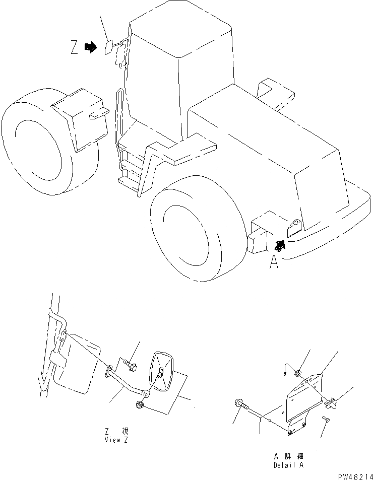 Схема запчастей Komatsu WA300-3A-X - КОМПОНЕНТЫ (ОБСЛУЖИВ-Е)(№-) КОМПОНЕНТЫ ДВИГАТЕЛЯ И ЭЛЕКТРИКА