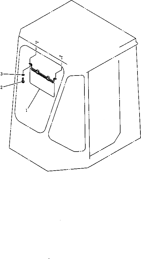 Схема запчастей Komatsu WA320-1 - КОЗЫРЕК ОТ СОЛНЦА.(№-) РАМА И ЧАСТИ КОРПУСА