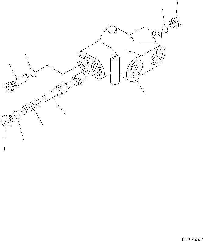 Схема запчастей Komatsu WA320-3 - ПРИОРИТЕТН. КЛАПАН (ДЛЯ РУЛЕВ. УПРАВЛЕНИЕ) (ВНУТР. ЧАСТИ) ГИДРАВЛИКА