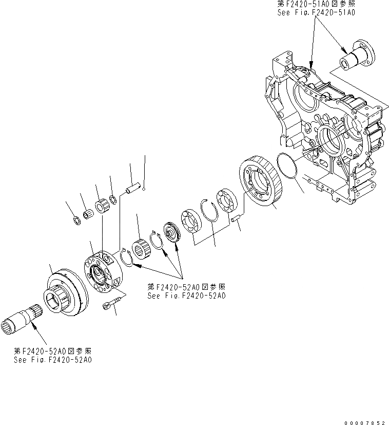 Схема запчастей Komatsu WA320-5 - ПЕРЕДАЧА (/) (ПРИВОД) ТРАНСМИССИЯ