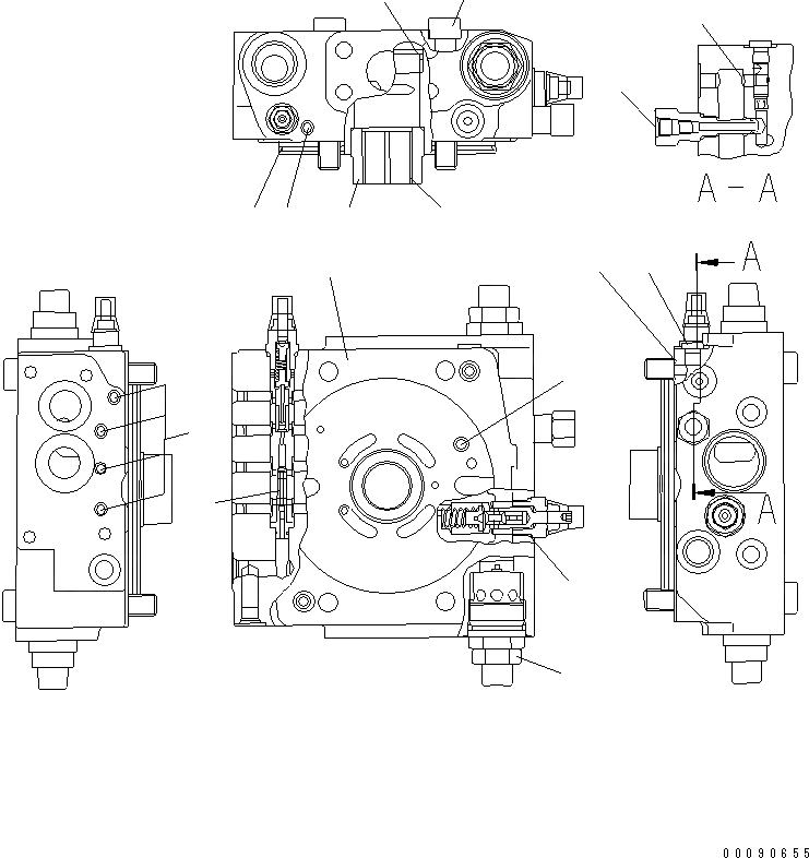 Схема запчастей Komatsu WA320-5 - НАСОС (8/7)(№87-) ОСНОВН. КОМПОНЕНТЫ И РЕМКОМПЛЕКТЫ