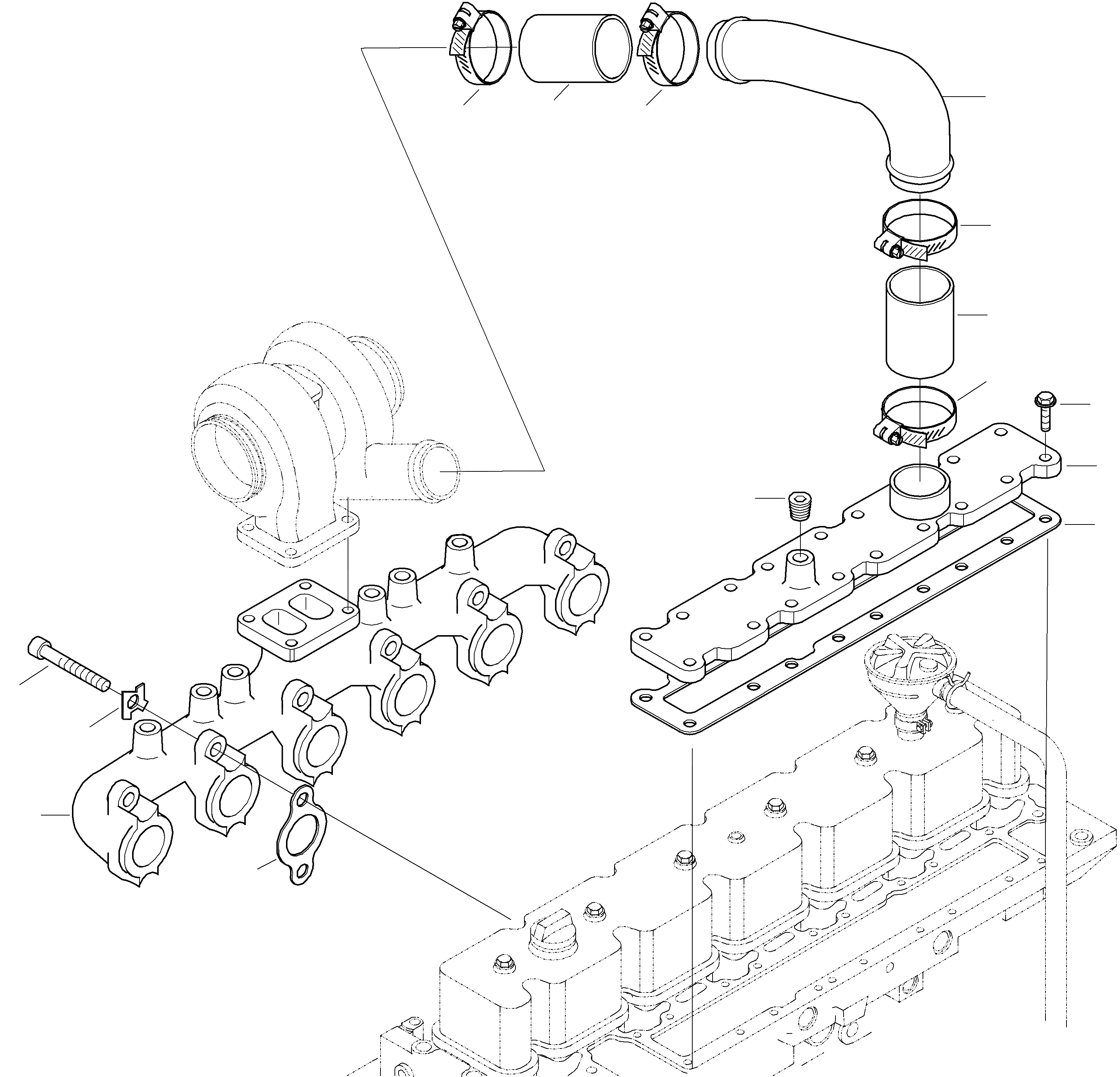 Схема запчастей Komatsu WA320-3 - INTAKE КОЛЛЕКТОР, ТУРБОНАГНЕТАТЕЛЬ ДВИГАТЕЛЬ, КРЕПЛЕНИЕ ДВИГАТЕЛЯ