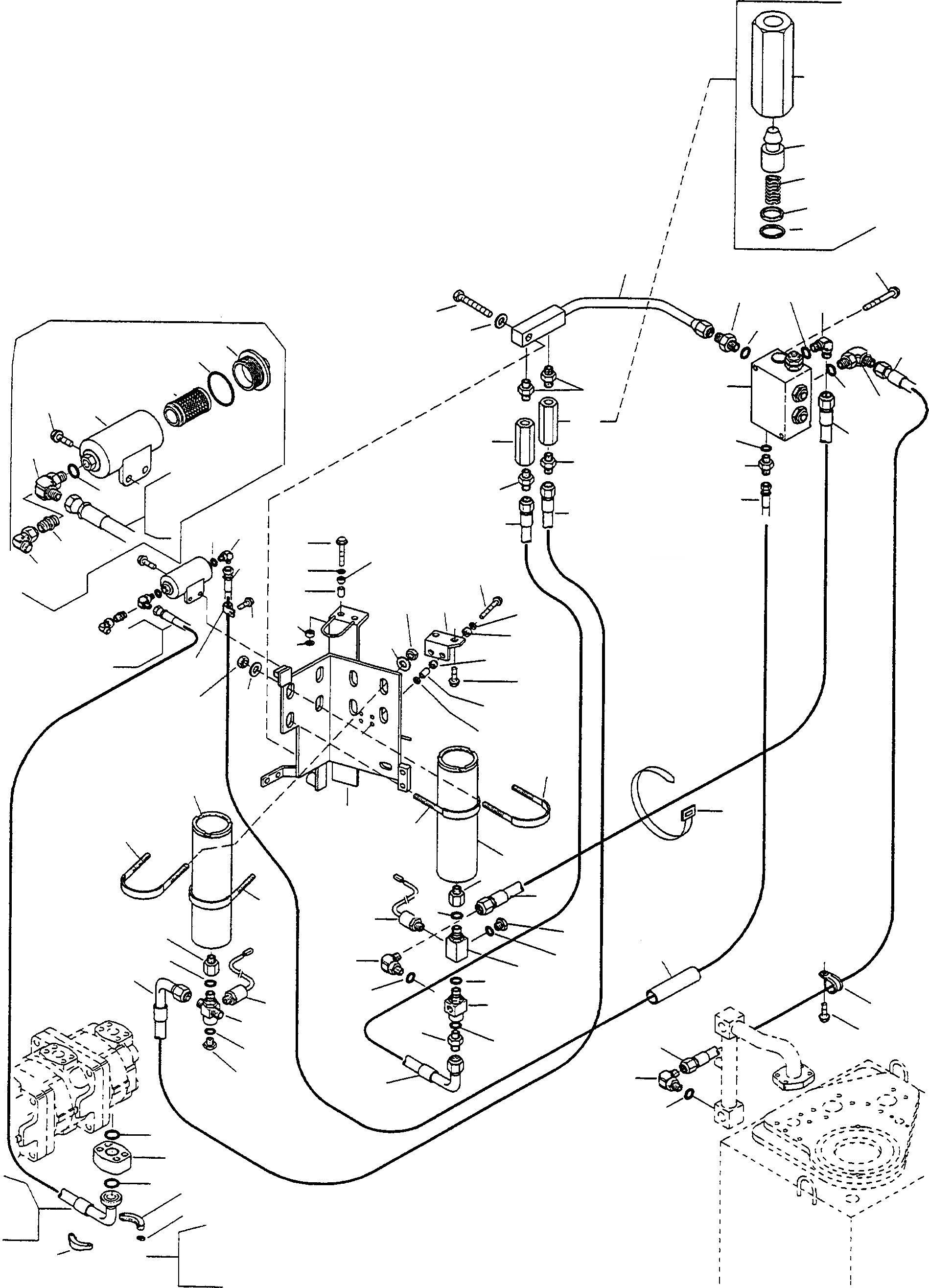 Схема запчастей Komatsu WA320-3 - ТОРМОЗ. СИСТЕМА 9 ТОРМОЗ. СИСТЕМА