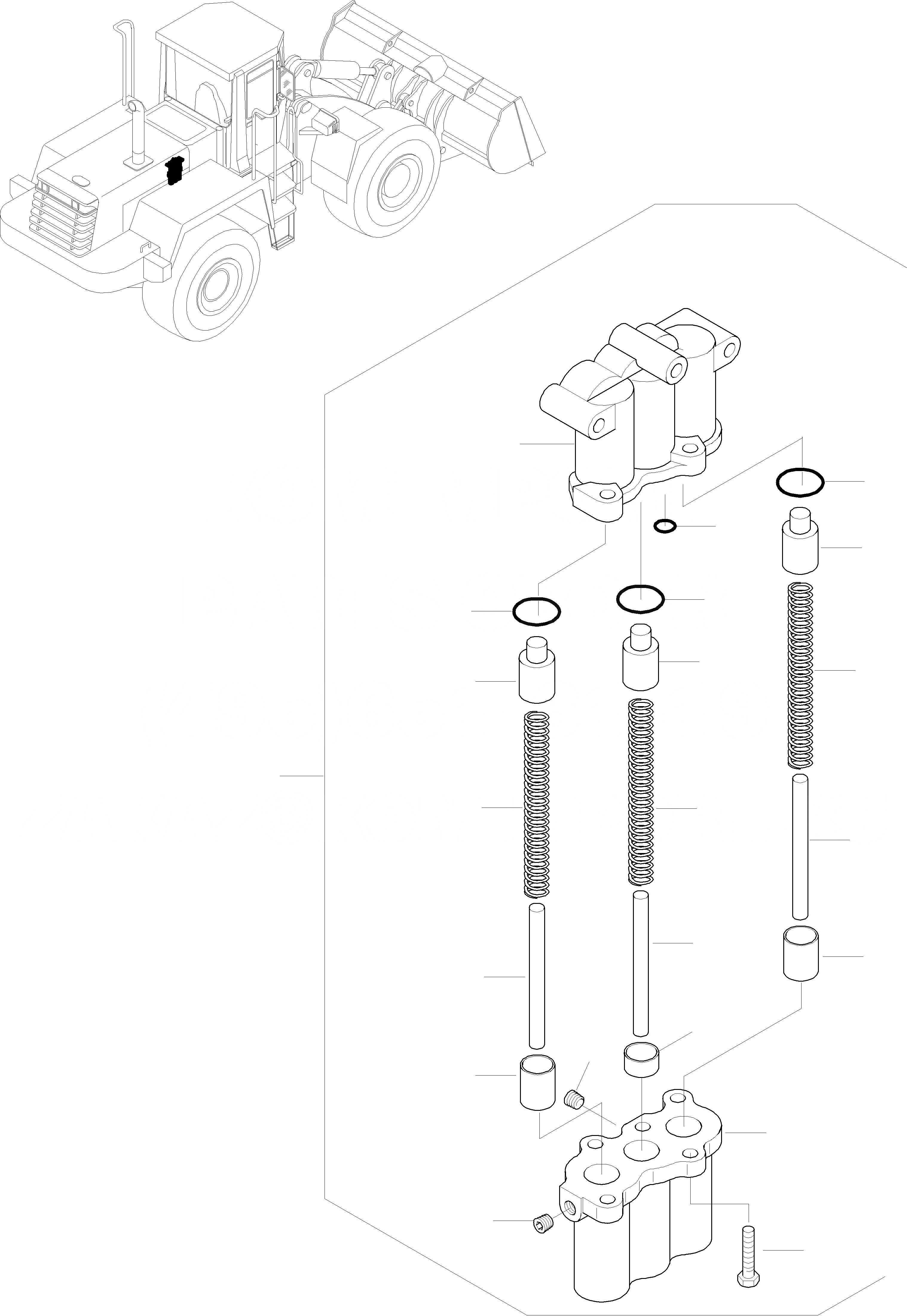 Схема запчастей Komatsu WA320-3 active - PRESSURE REDULATING КЛАПАН ТРАНСМИССИЯ, КРЕСТОВИНА