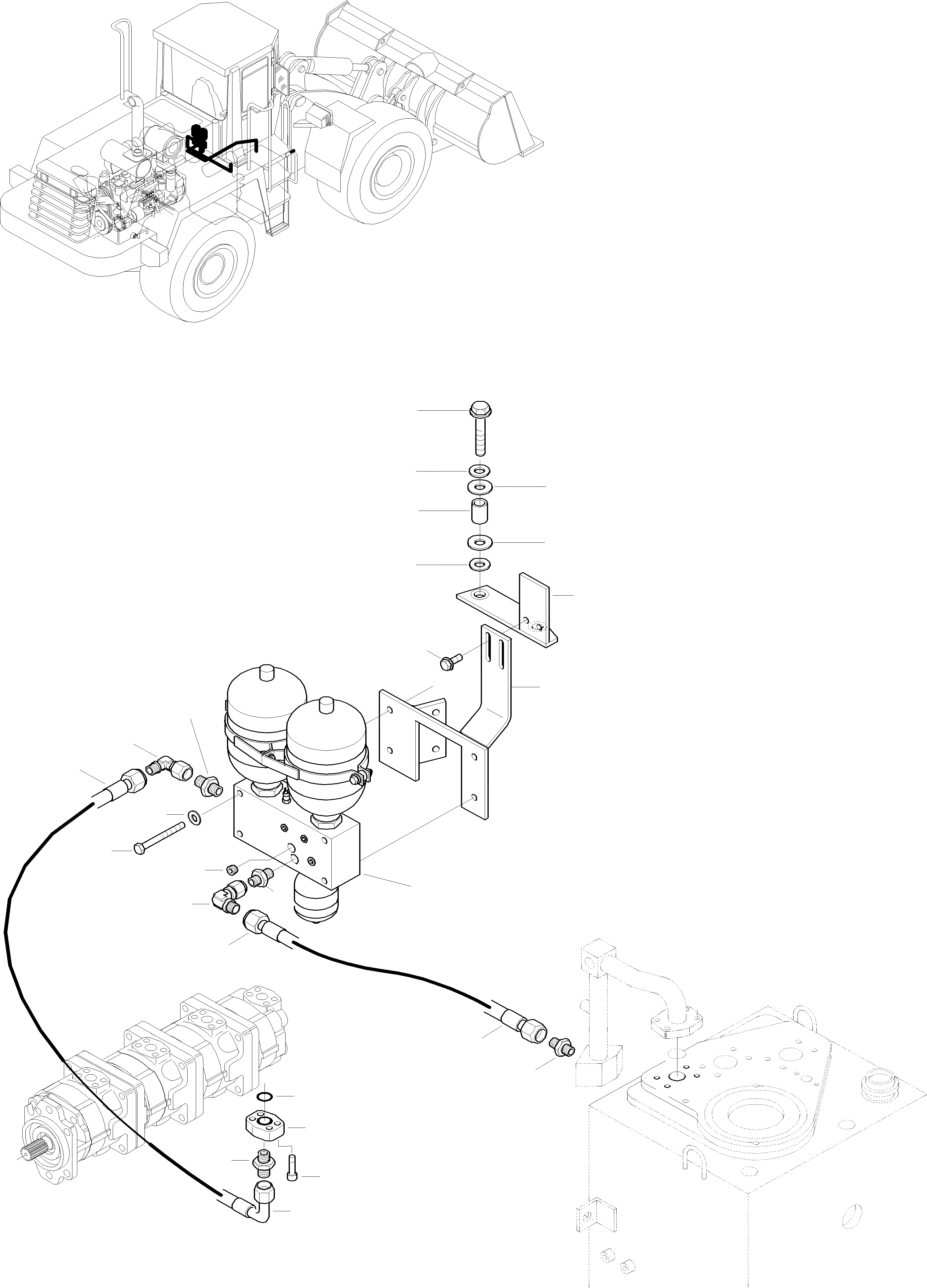 Схема запчастей Komatsu WA320-3 active - ТОРМОЗ. СИСТЕМА 9 ТОРМОЗ. СИСТЕМА