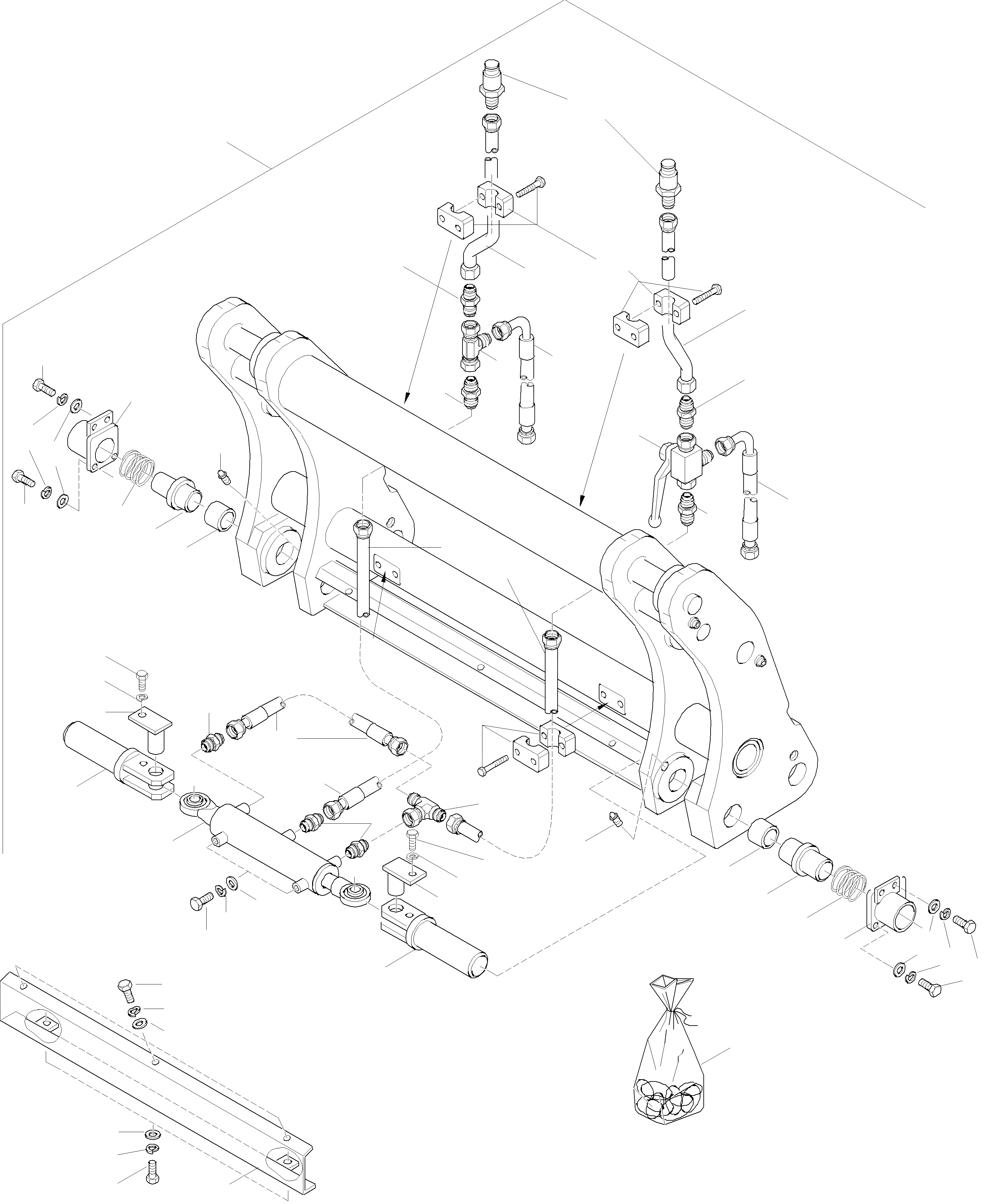 Схема запчастей Komatsu WA320-3 active - QUICK CHANGE DEVICE, СПЕЦ. ОБОРУД-Е ОБОРУД-Е