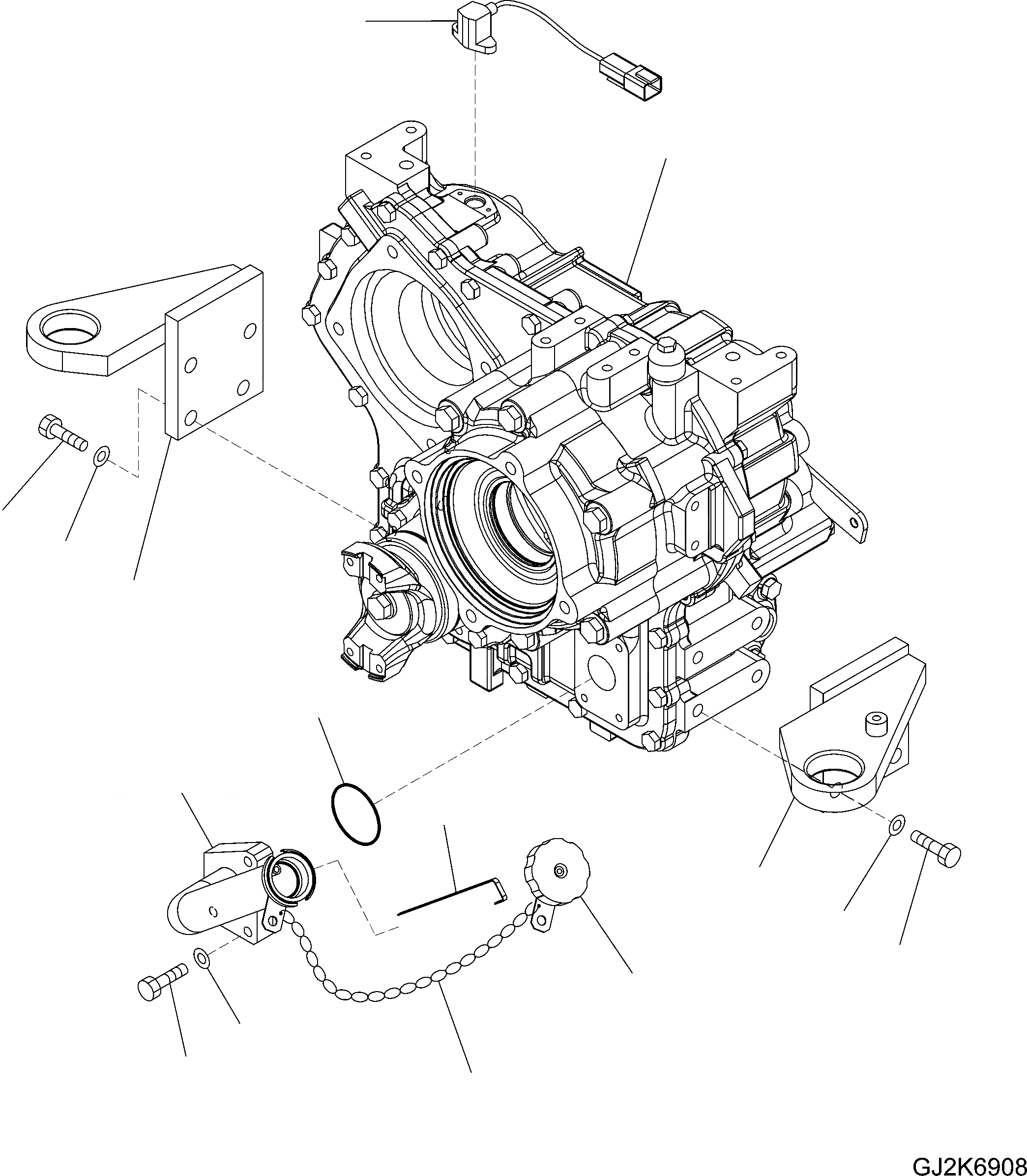 Схема запчастей Komatsu WA320-5 - ПЕРЕДАЧА И ЭЛЕМЕНТЫ КРЕПЛЕНИЯ F POWER TRANSMITTING СИСТЕМА