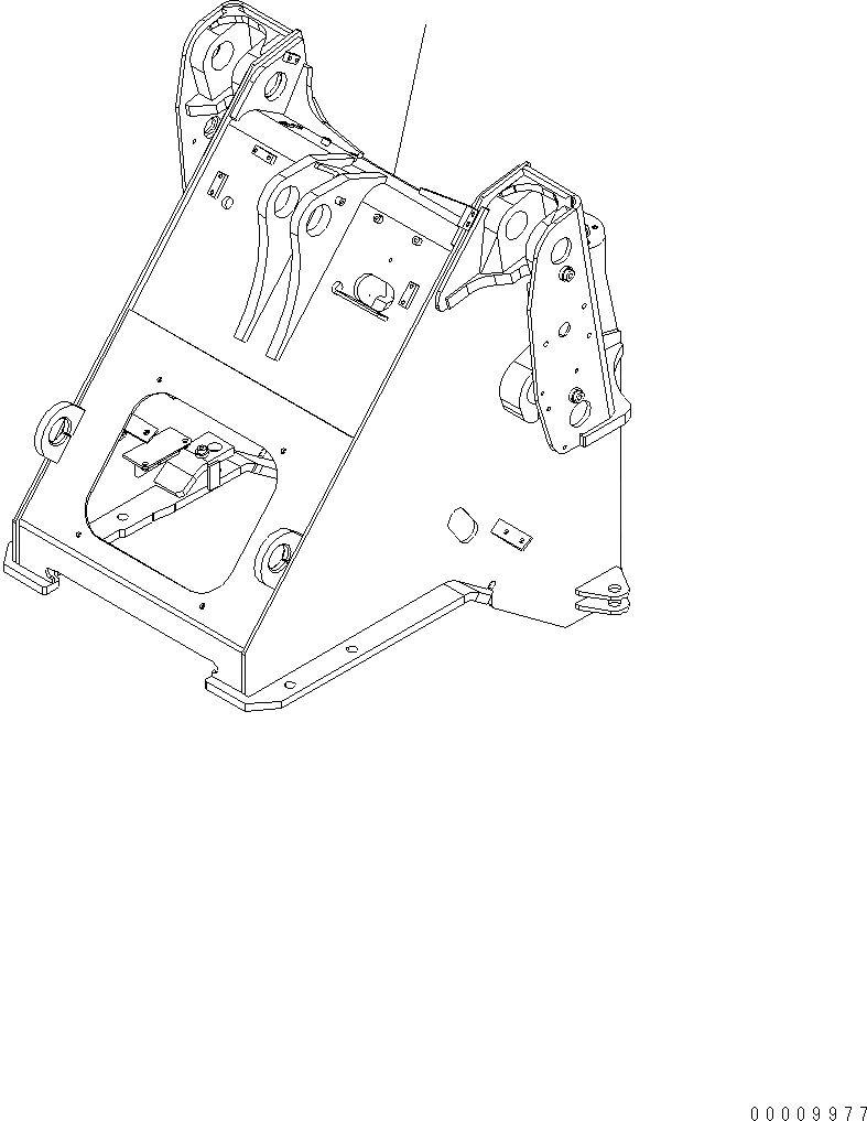 Схема запчастей Komatsu WA320-5 - ПЕРЕДН. РАМА J РАМА И ITS КОМПОНЕНТЫ