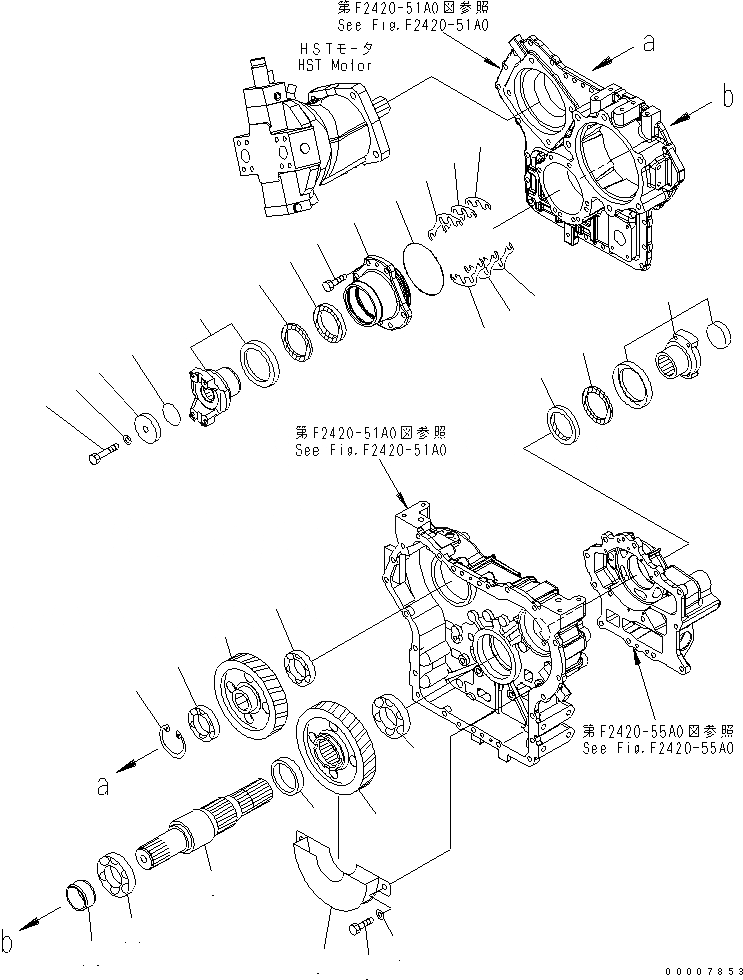 Схема запчастей Komatsu WA320PZ-6 - ЗАДН. Э/ПРОВОДКА (АККУМУЛЯТОР КАБЕЛЬ)(№7-) ЭЛЕКТРИКА