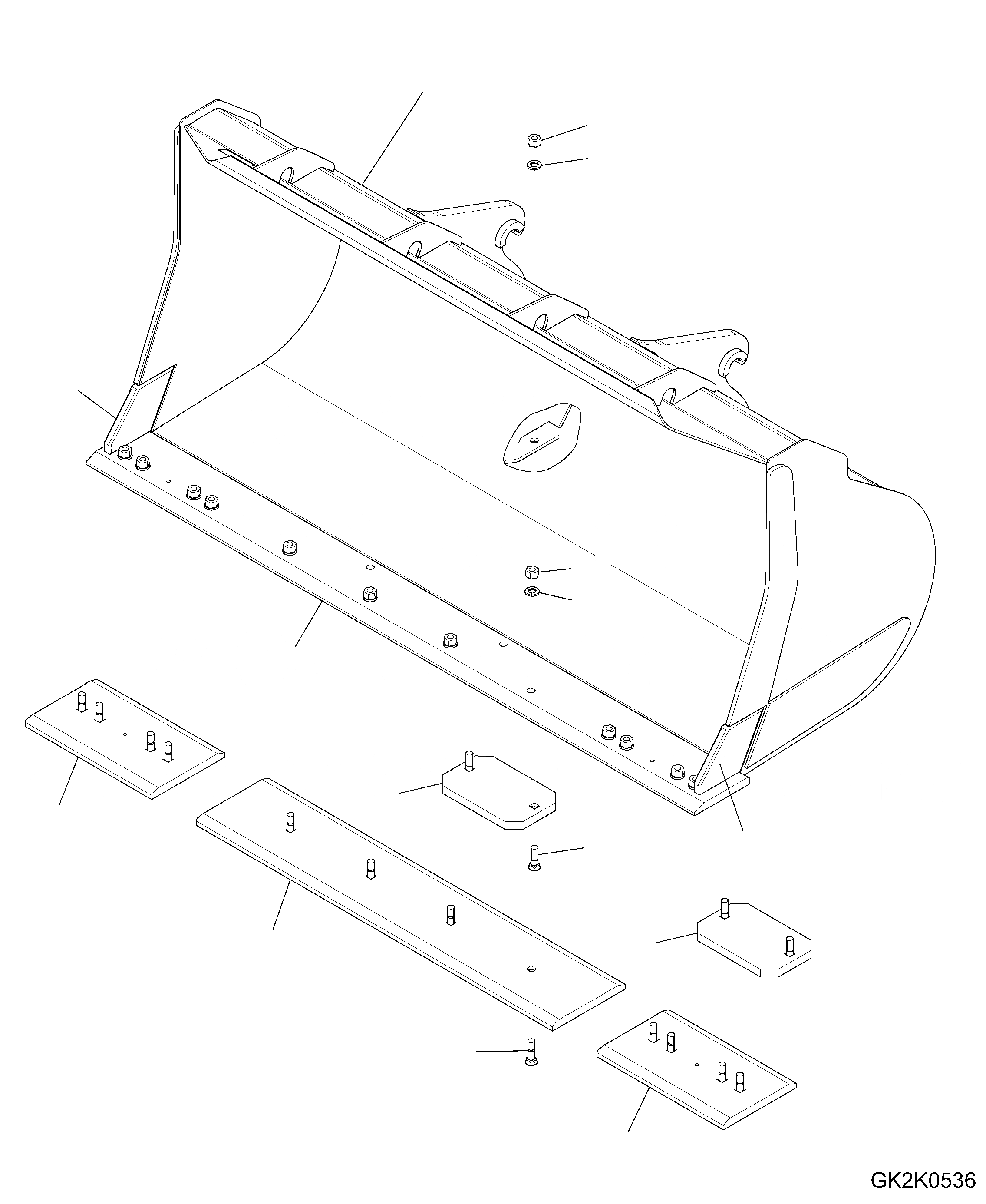 Схема запчастей Komatsu WA320PZ-6 - КОВШ ДЛЯ БЫСТРОСЪЕМН. МЕХ-М (.8CBM) (С BOC) (ТИП C) T РАБОЧЕЕ ОБОРУДОВАНИЕ