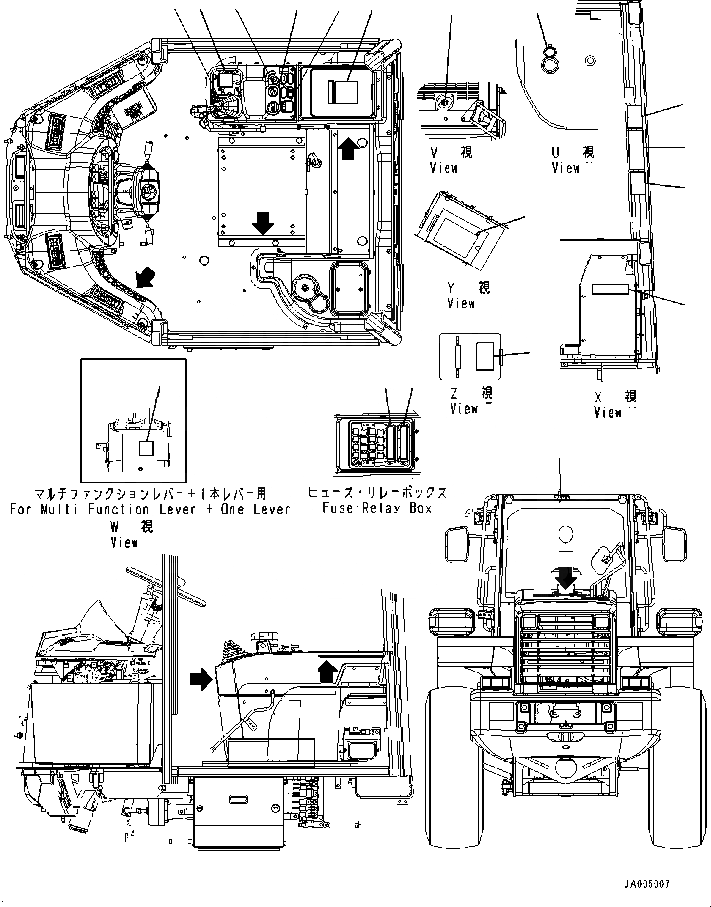 Схема запчастей Komatsu WA320PZ-6 - ТАБЛИЧКИ АНГЛ., ЕС БЕЗОПАСН. REGULATION (ИНТЕРЬЕР) U МАРКИРОВКА