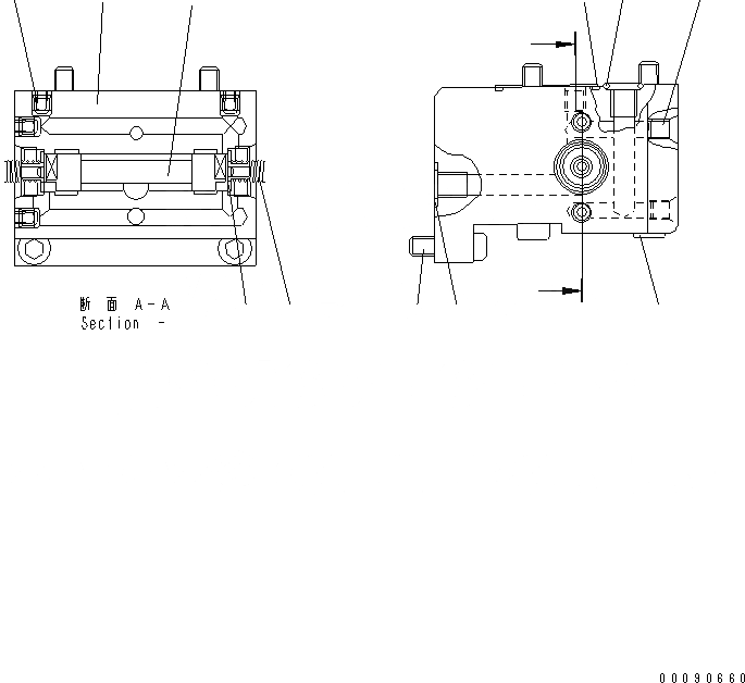 Схема запчастей Komatsu WA320PZ-6 - HYDROSTATIC ТРАНСМИССИЯ (HST) (ВНУТР. ЧАСТИ) (НАСОС) (/7) Y ОСНОВН. КОМПОНЕНТЫ И РЕМКОМПЛЕКТЫ