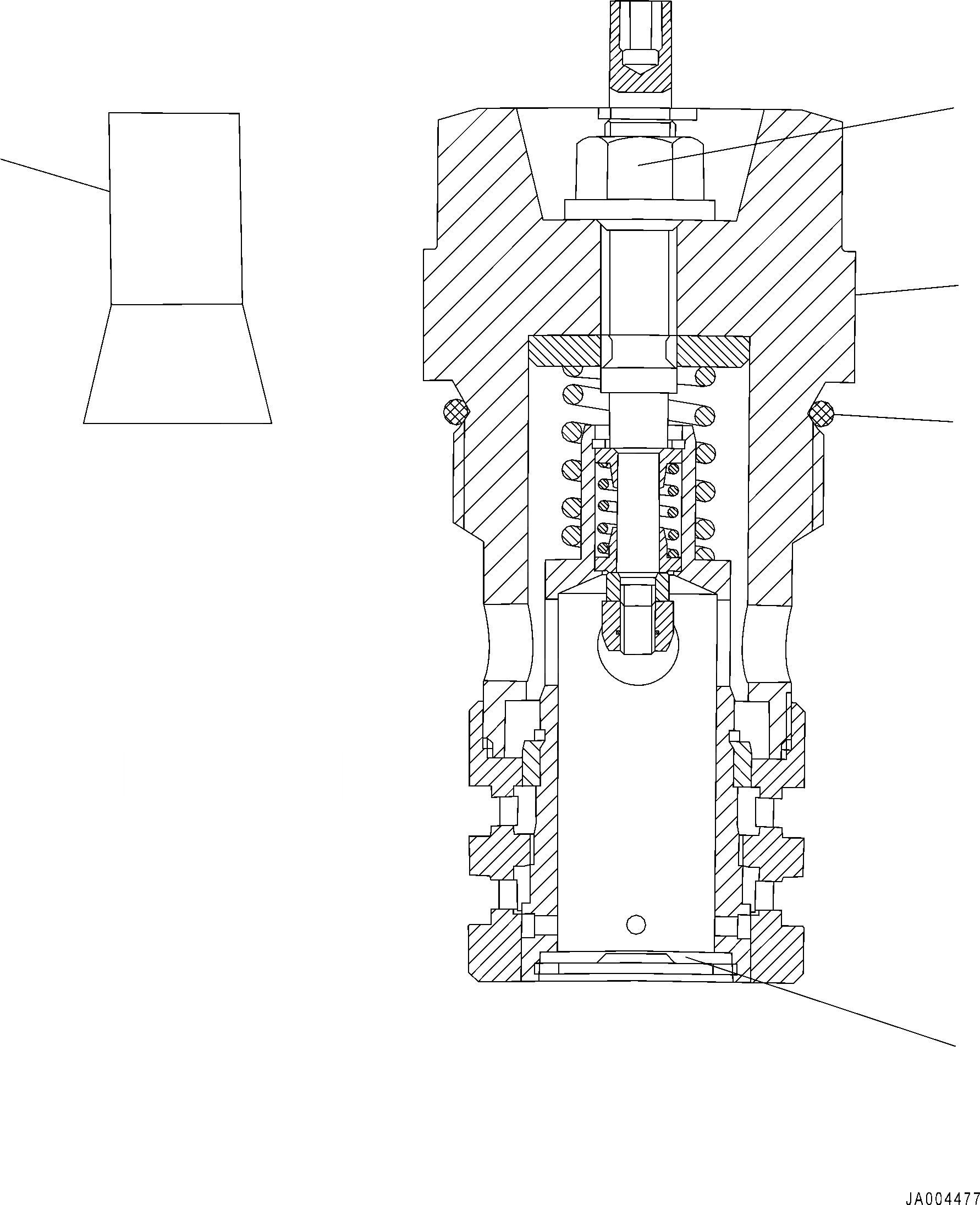 Схема запчастей Komatsu WA320PZ-6 - HYDROSTATIC ТРАНСМИССИЯ (HST) (ВНУТР. ЧАСТИ) (НАСОС) (/7) Y ОСНОВН. КОМПОНЕНТЫ И РЕМКОМПЛЕКТЫ