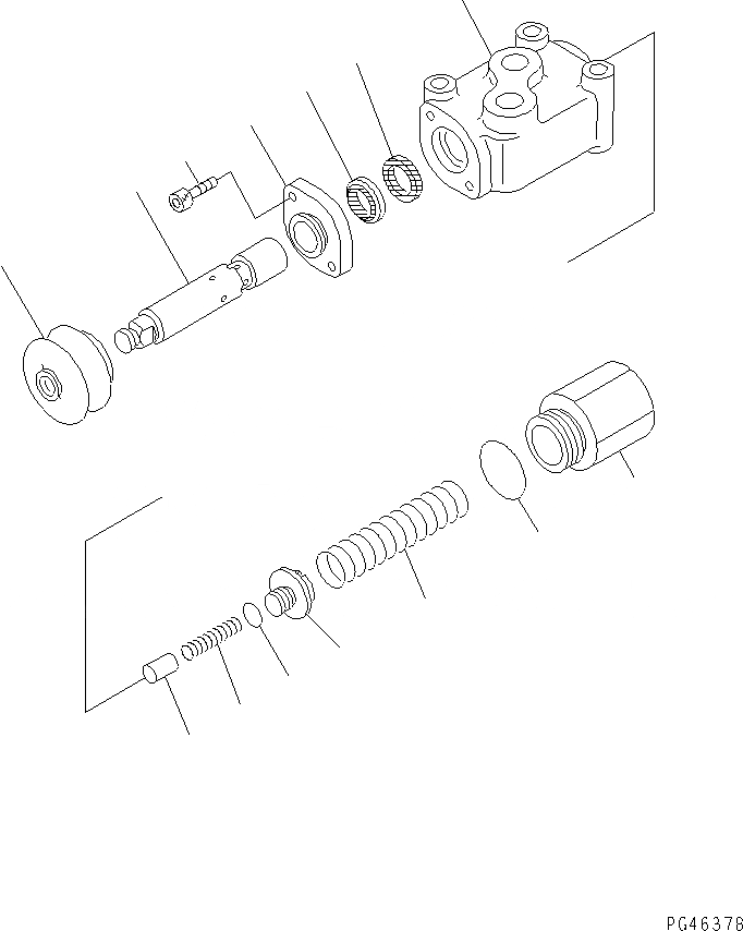 Схема запчастей Komatsu WA350-1 - КЛАПАН ОСТАНОВКИ (ABE СПЕЦ-Я.) СПЕЦ. APPLICATION ЧАСТИ