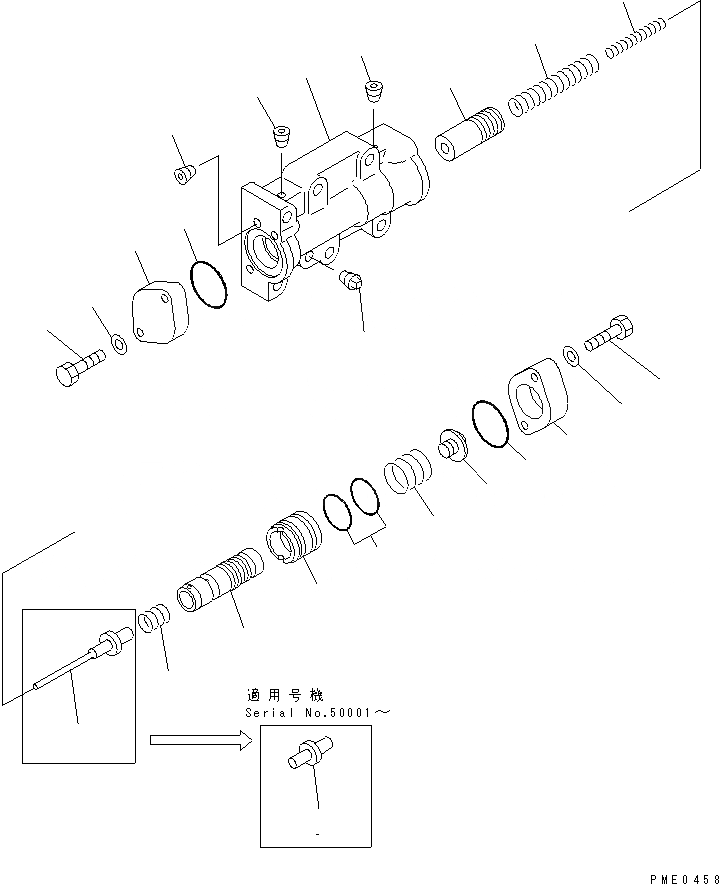 Схема запчастей Komatsu WA350-3A-SW - ТРАНСМИССИЯ MODULATE КЛАПАН (СНЕГОУБОРОЧН. СПЕЦ-Я.)(№-) ТРАНСМИССИЯ