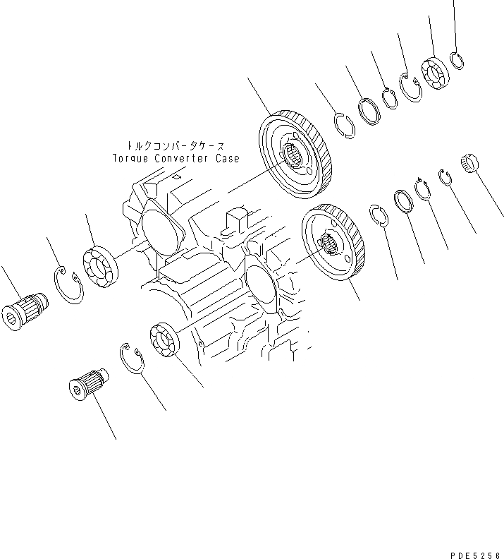 Схема запчастей Komatsu WA350-3-H - ТРАНСМИССИЯ (МЕХ-М ОТБОРА МОЩН-ТИ) ТРАНСМИССИЯ