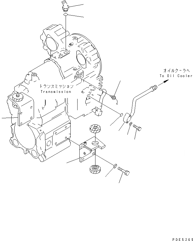 Схема запчастей Komatsu WA350-3-H - ТРАНСМИССИЯ (ОНОСЯЩИЕСЯ К НЕЙ ЧАСТИ)(/) ТРАНСМИССИЯ