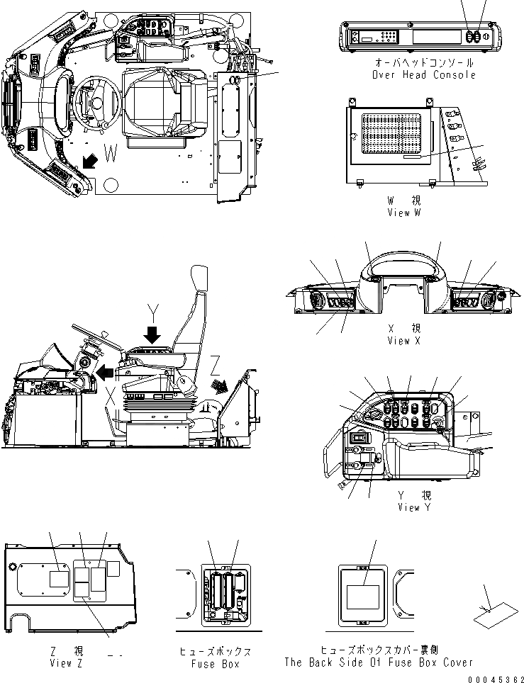 Схема запчастей Komatsu WA380-6 - МАРКИРОВКА (АНГЛ.) (ДЛЯ СЕВ. АМЕРИКИ) (/)(№-) МАРКИРОВКА