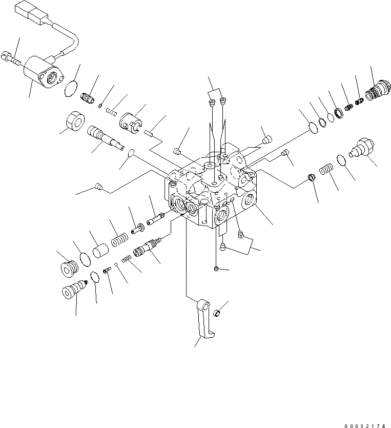 Схема запчастей Komatsu WA380-6 - ПОГРУЗ. НАСОС (/)(№-) ОСНОВН. КОМПОНЕНТЫ И РЕМКОМПЛЕКТЫ