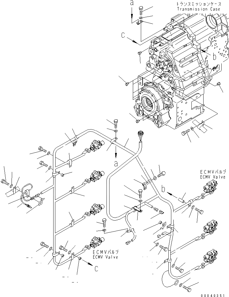 Схема запчастей Komatsu WA380-6 - ТРАНСМИССИЯ (ОНОСЯЩИЕСЯ К НЕЙ ЧАСТИ)(/) (С БЛОКИР.-UP ГИДРОТРАНСФОРМАТОР)(№-) ТРАНСМИССИЯ