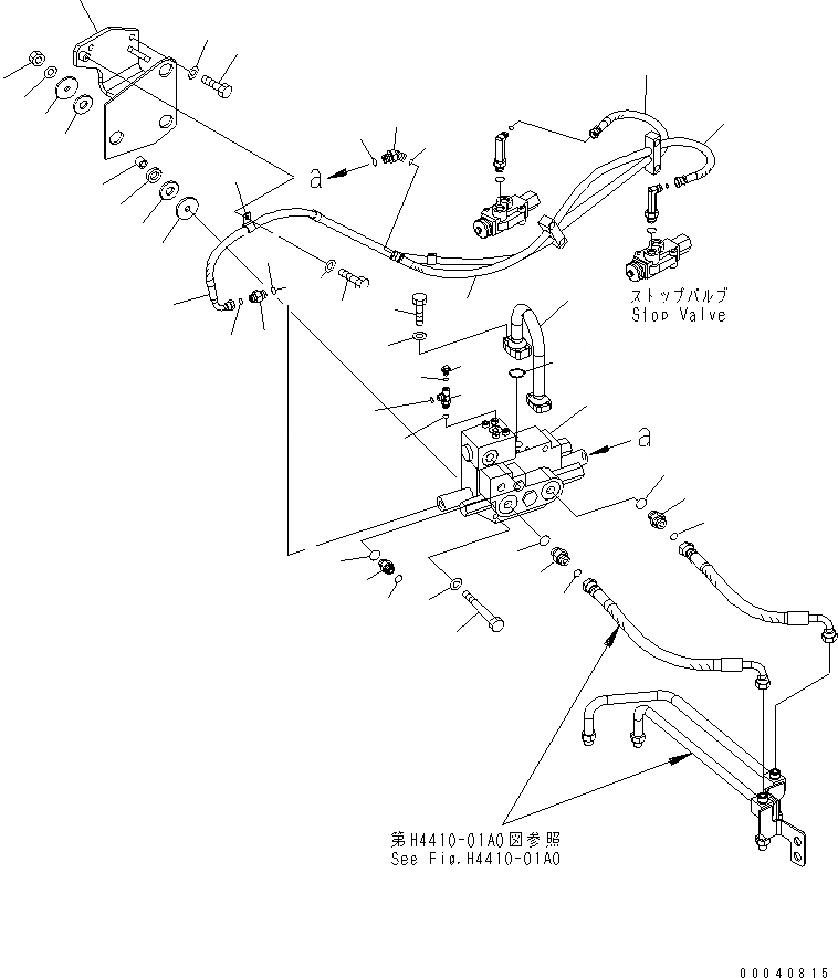 Схема запчастей Komatsu WA380-6 - РУЛЕВ. УПРАВЛЕНИЕ ЗАПРАШИВАЮЩ. КЛАПАН (ДЛЯ ORBITROL РУЛЕВ. УПРАВЛЕНИЕ)(№-) ГИДРАВЛИКА